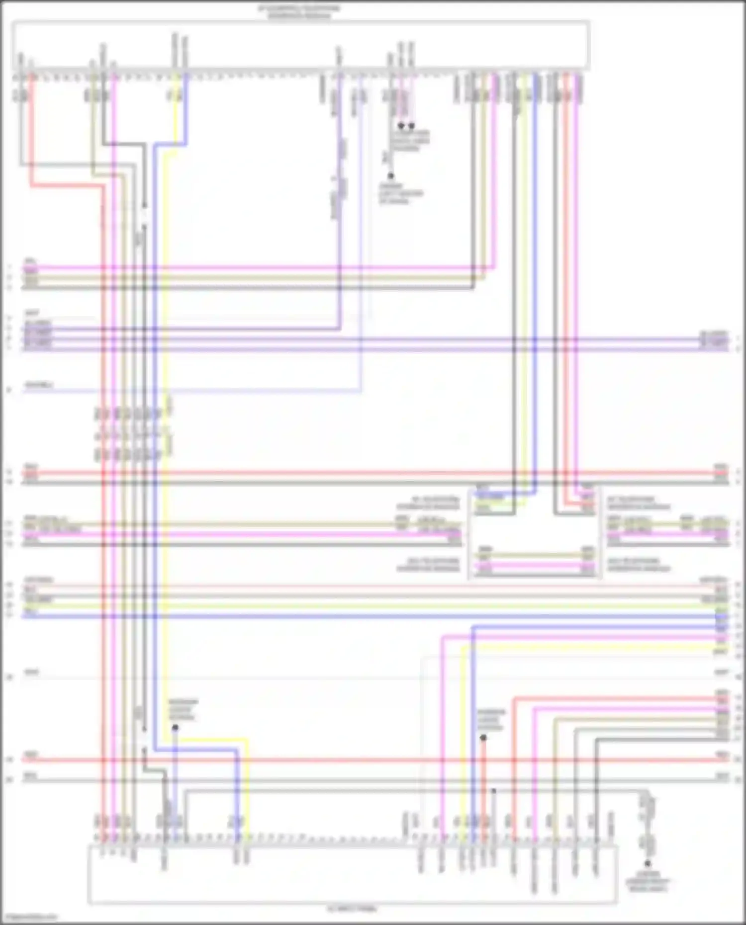 Wiring diagram w/o telephone interface module for Land Rover Range Rover Sport II (2013-2017) (2 of 4)