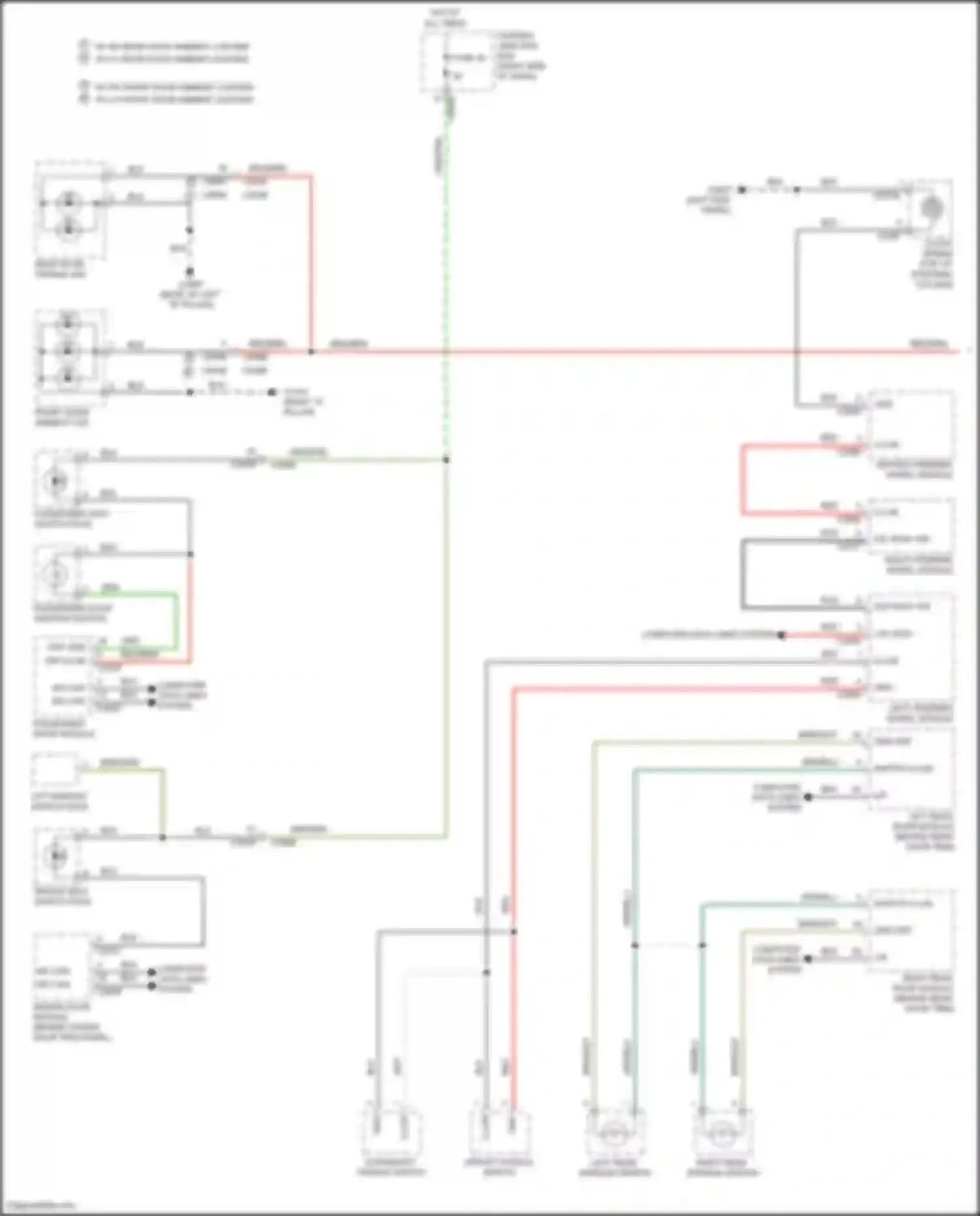 Range Rover Sport Land Rover L320 (2009-2013): Instrument illumination circuit (1 of 2)