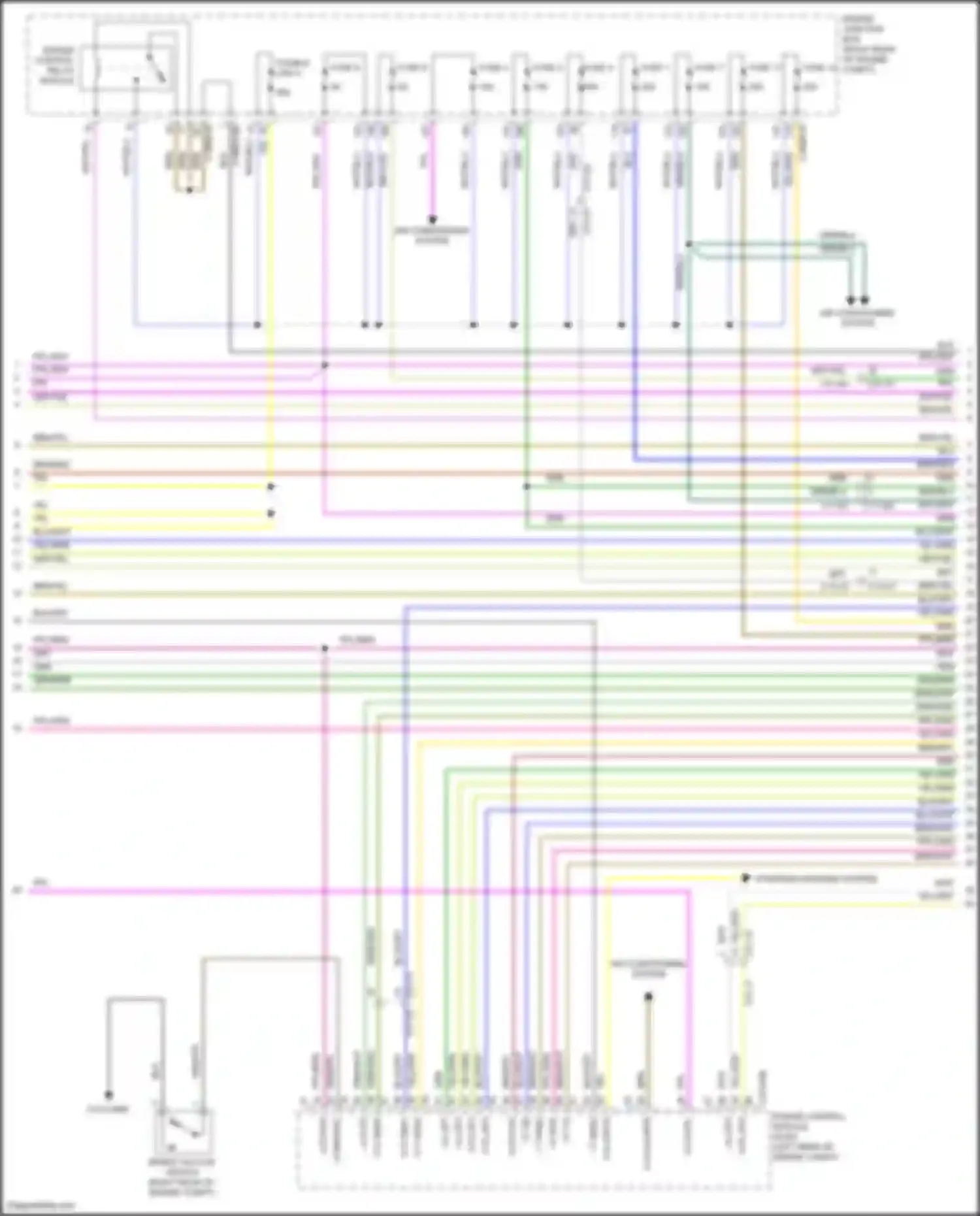 Range Rover Sport Land Rover L494 (2013-2017): Wiring diagram engine performance 3.0l sc (2 of 9)