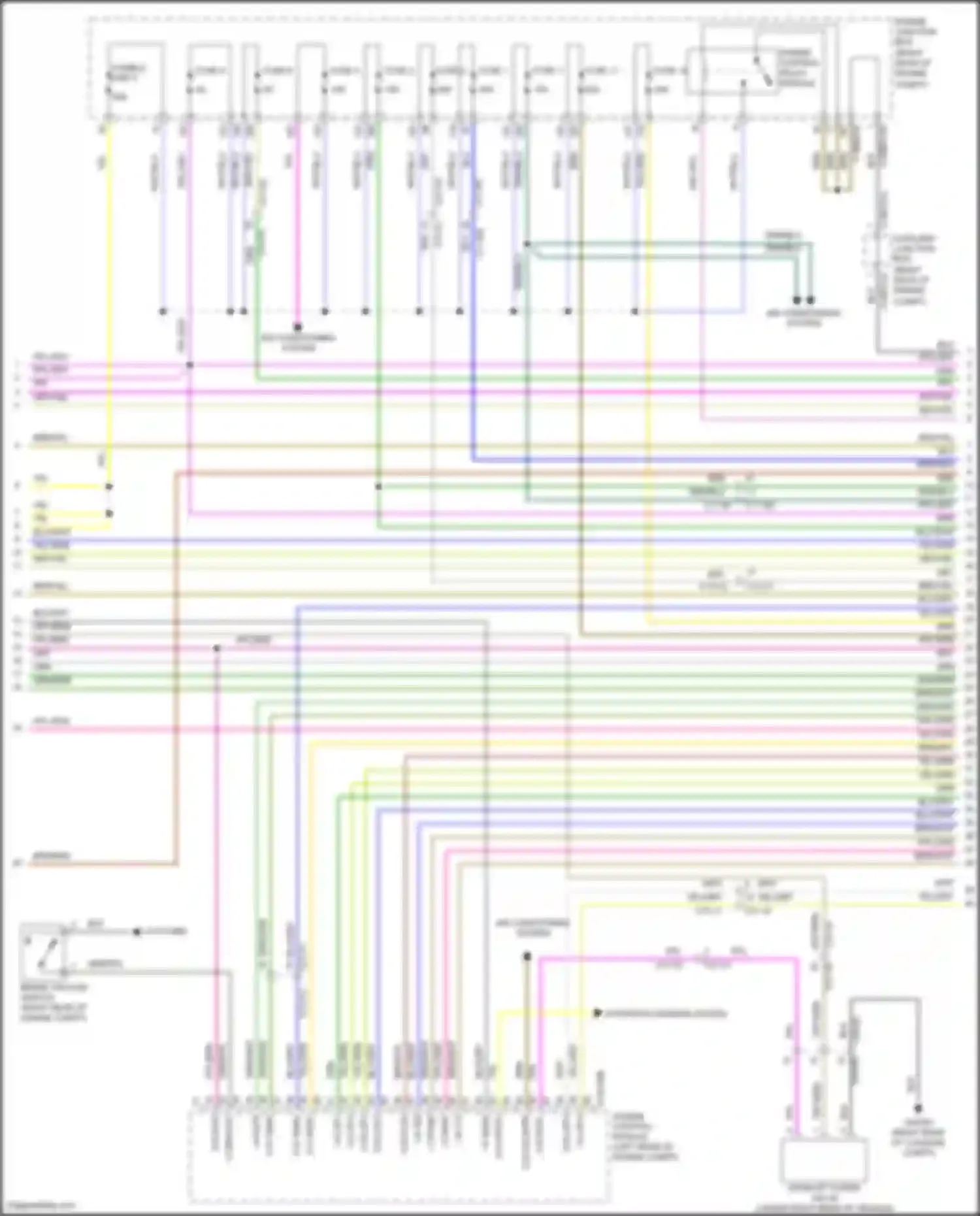 Range Rover Sport Land Rover L494 (2013-2017): Wiring diagram engine performance 5.0l sc (2 of 9)