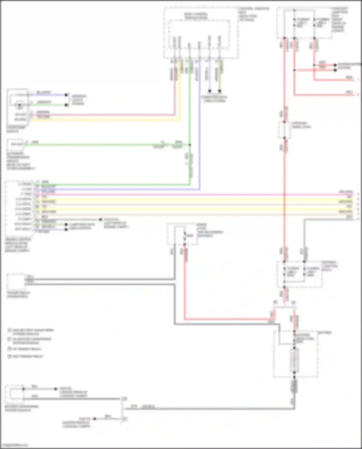 Range Rover Sport Land Rover L494 (2013-2017): Starting circuit, w/ tss (1 of 2)