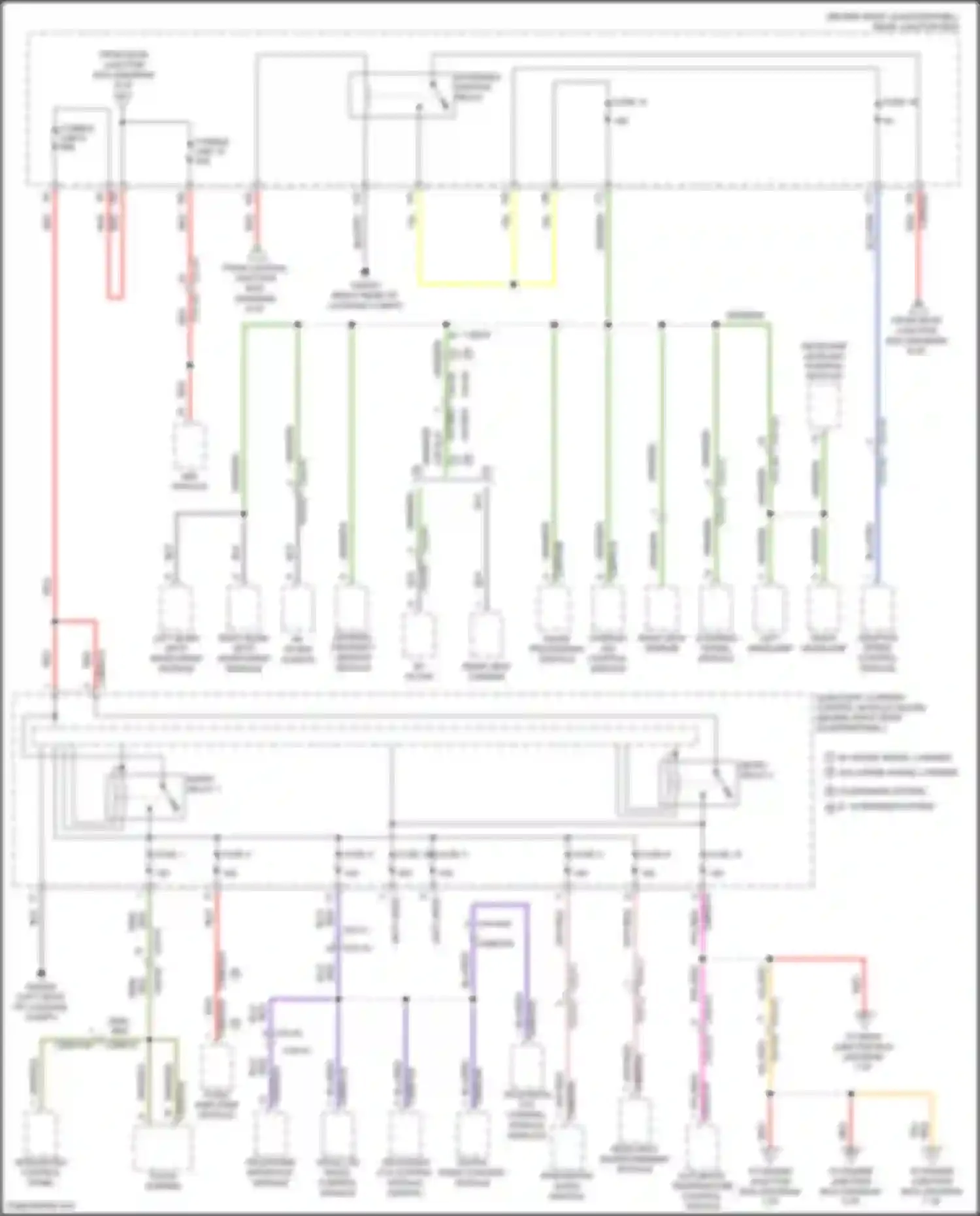 Wiring diagram 23 speaker system 8, 19 speaker system for Land Rover Range Rover Sport L494 (2013-2017) (1 of 1)
