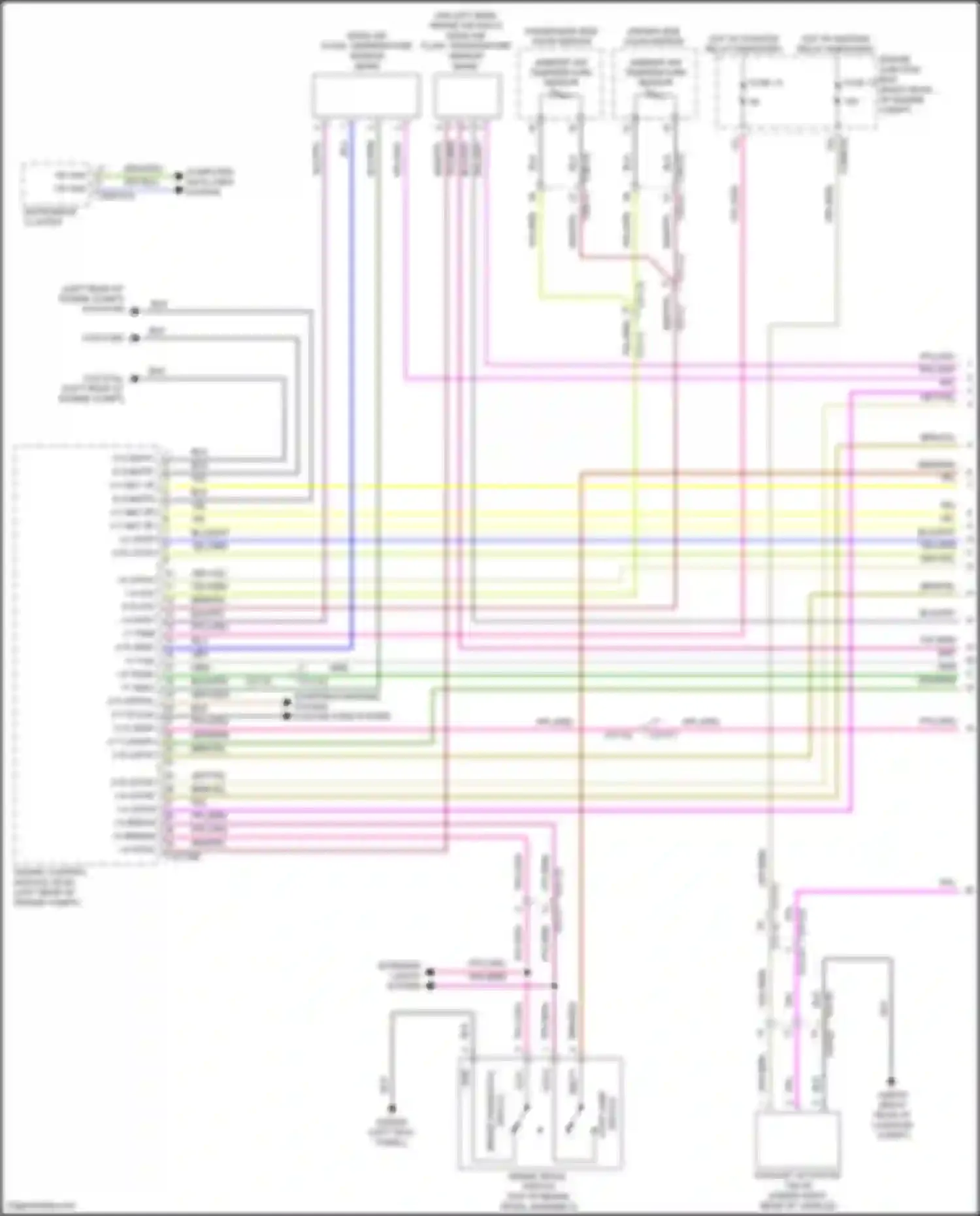 Wiring diagram ambient air temperature sensor for Land Rover Range Rover Sport L494 (2013-2017) (3 of 4)