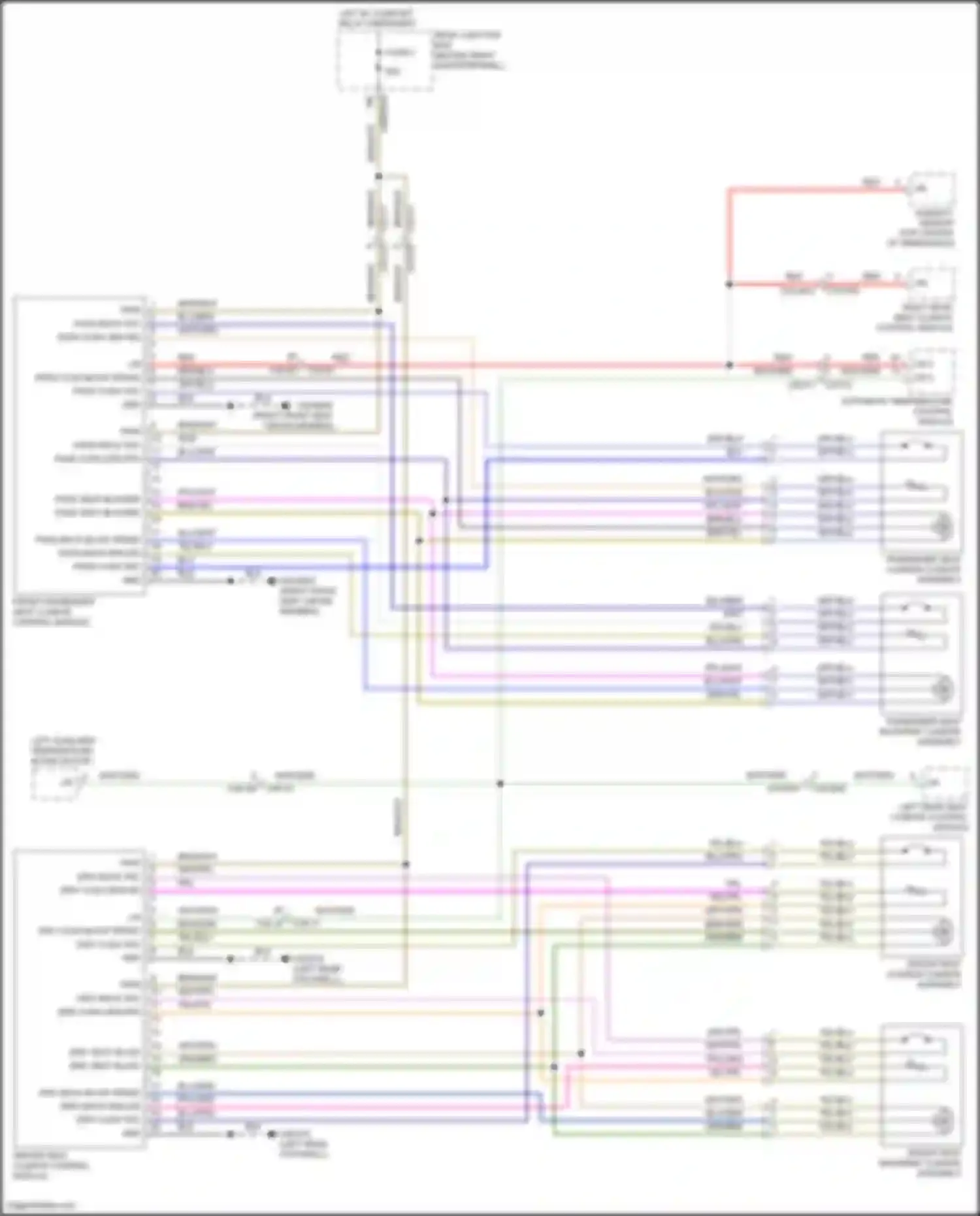 Wiring diagram automatic temperature control module for Land Rover Range Rover Sport L494 (2013-2017) (4 of 15)