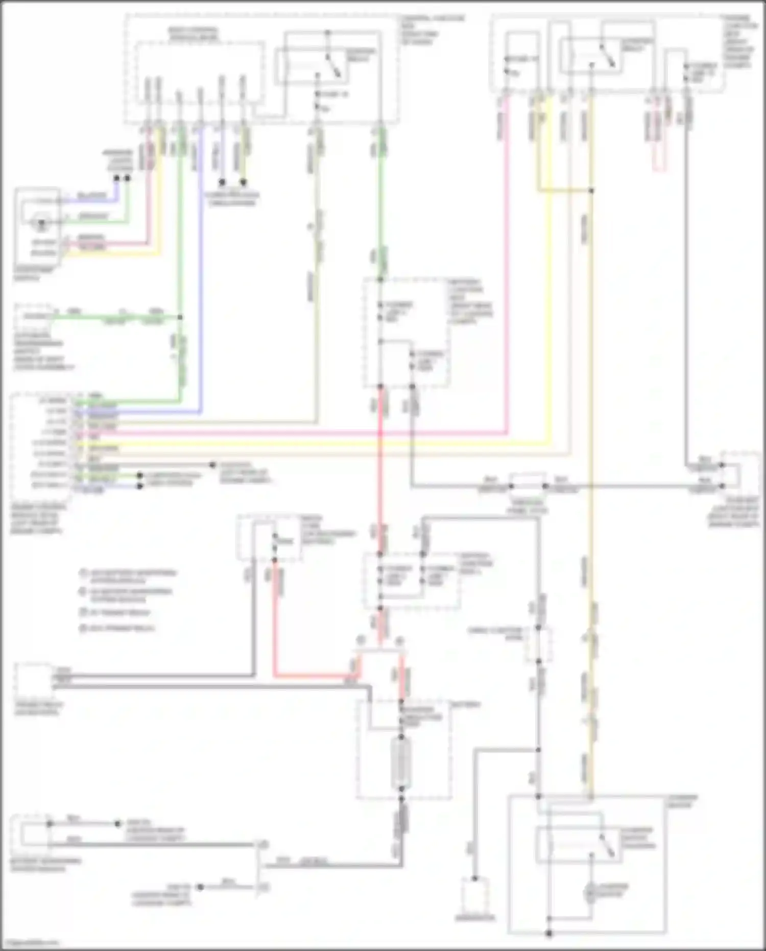 Wiring diagram automatic transmission switch for Land Rover Range Rover Sport L494 (2013-2017) (6 of 9)