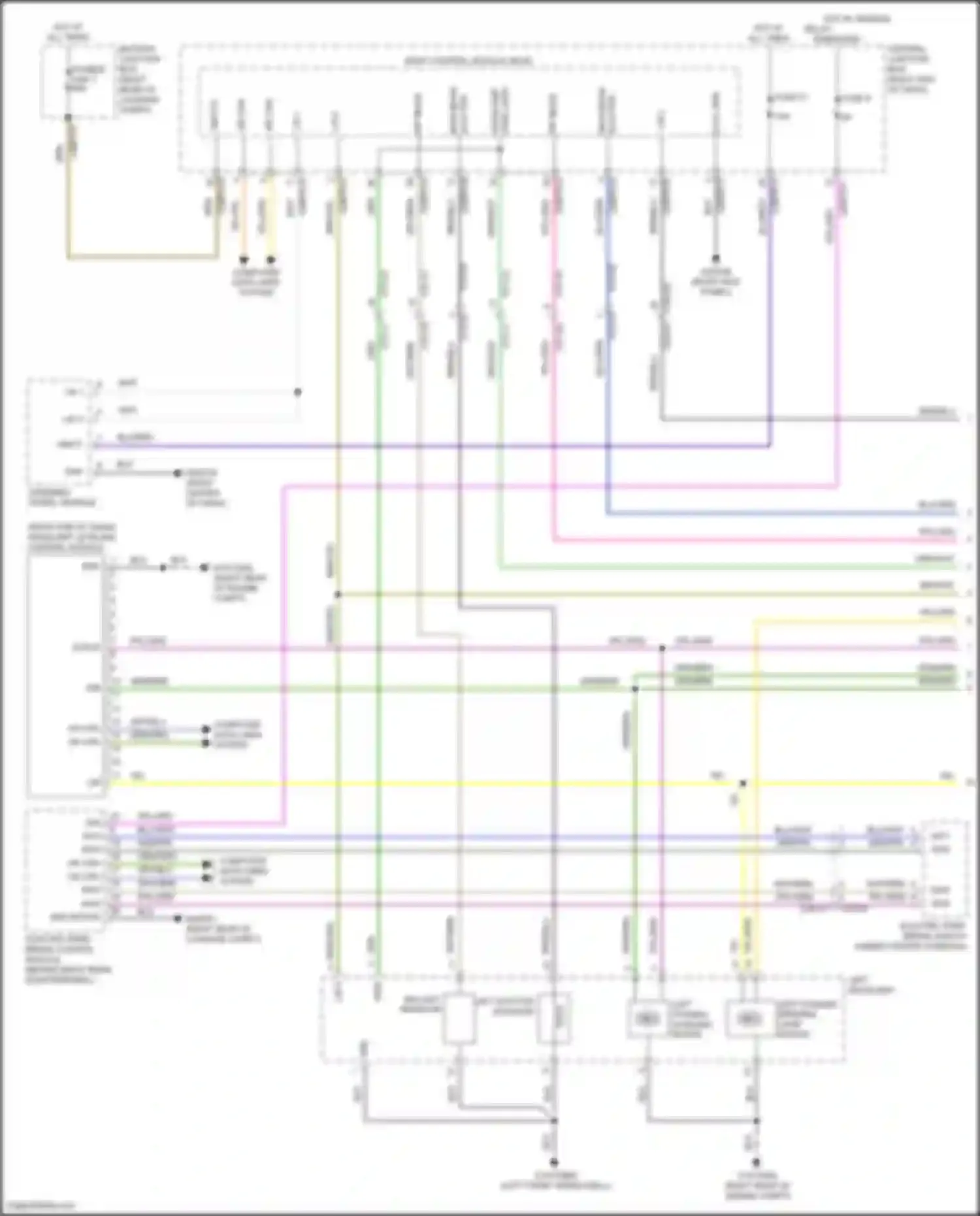 Wiring diagram ballast resistor for Land Rover Range Rover Sport L494 (2013-2017) (1 of 2)