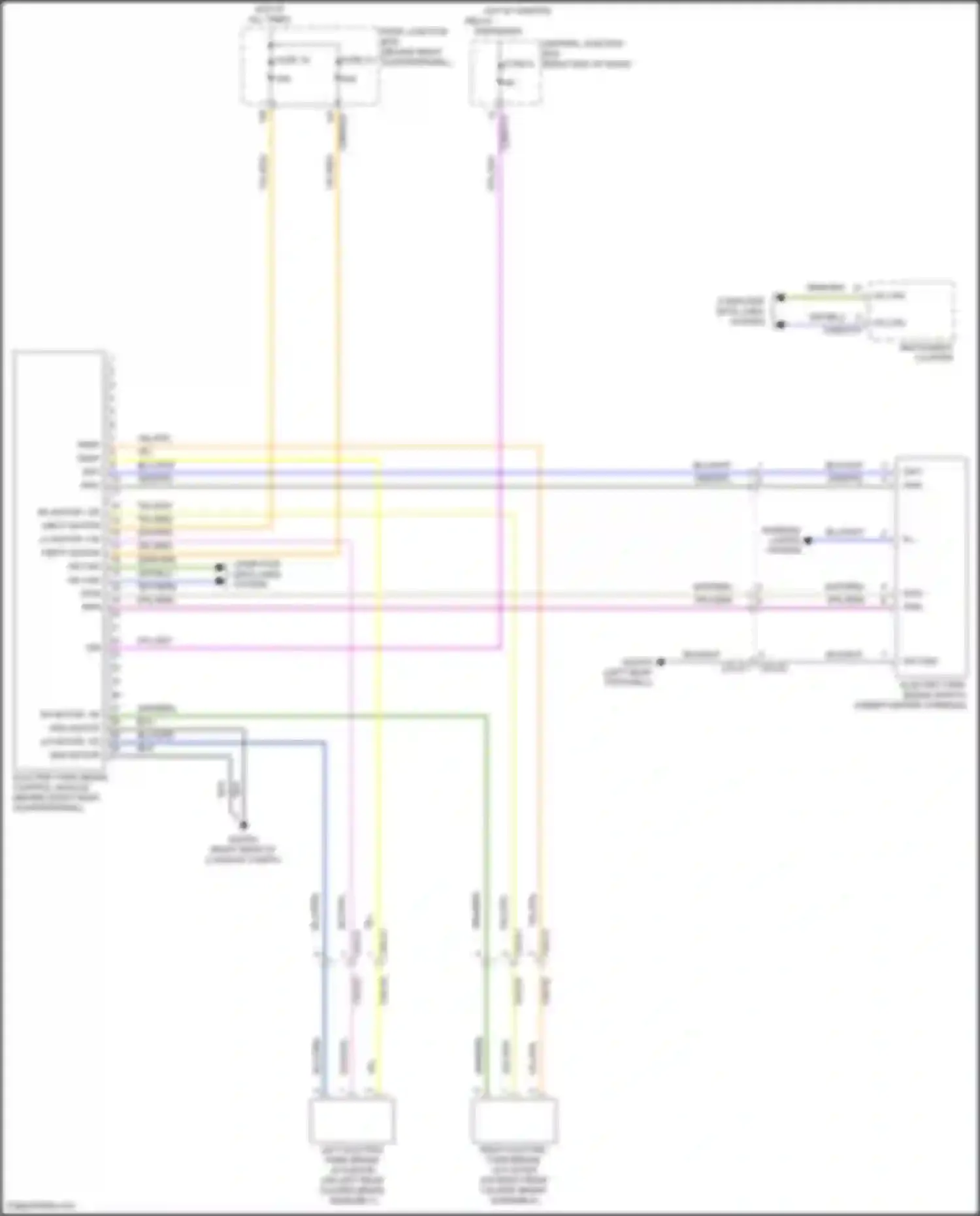 Wiring diagram computer data lines system for Land Rover Range Rover Sport L494 (2013-2017) (5 of 116)