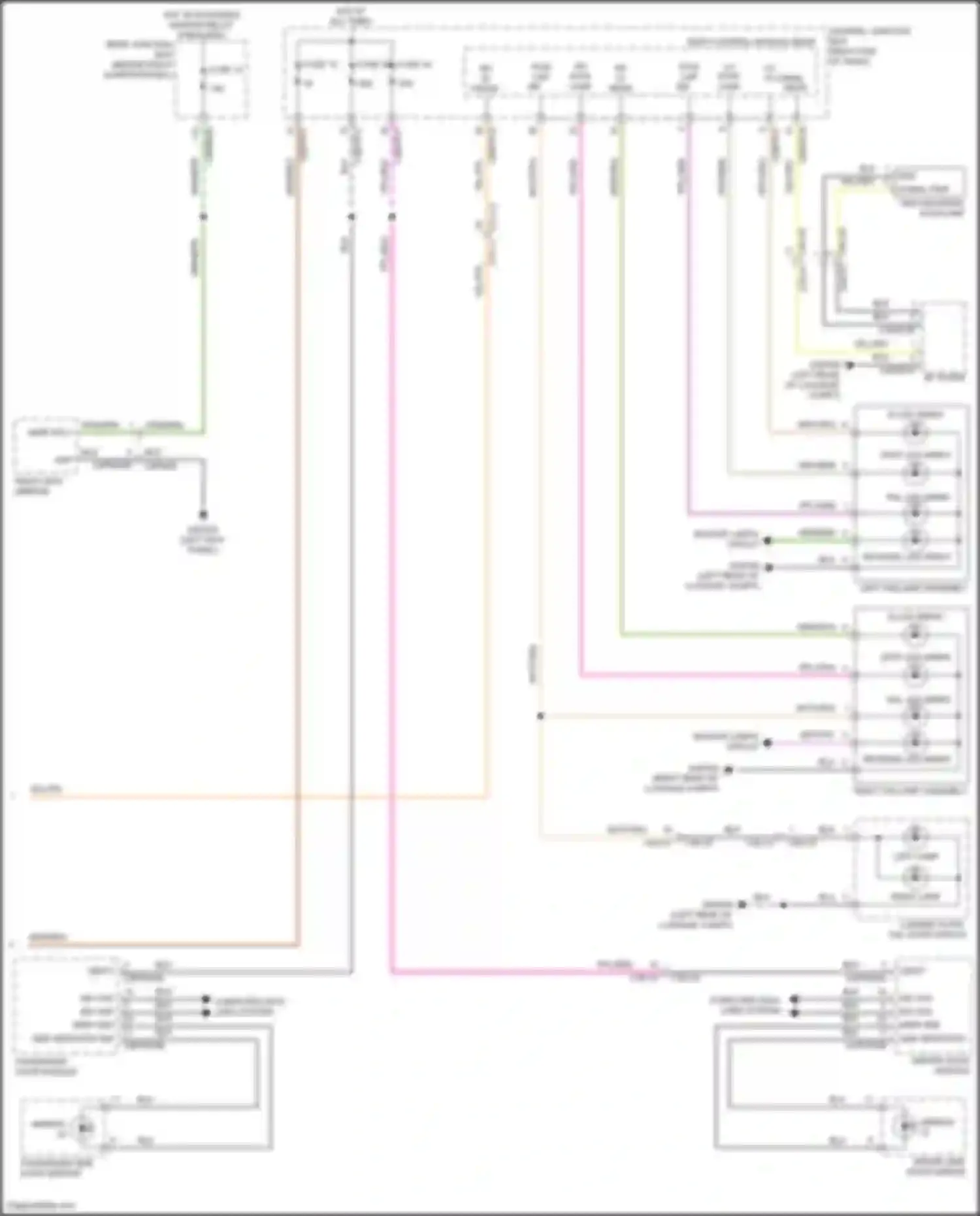 Wiring diagram computer data lines system for Land Rover Range Rover Sport L494 (2013-2017) (74 of 116)