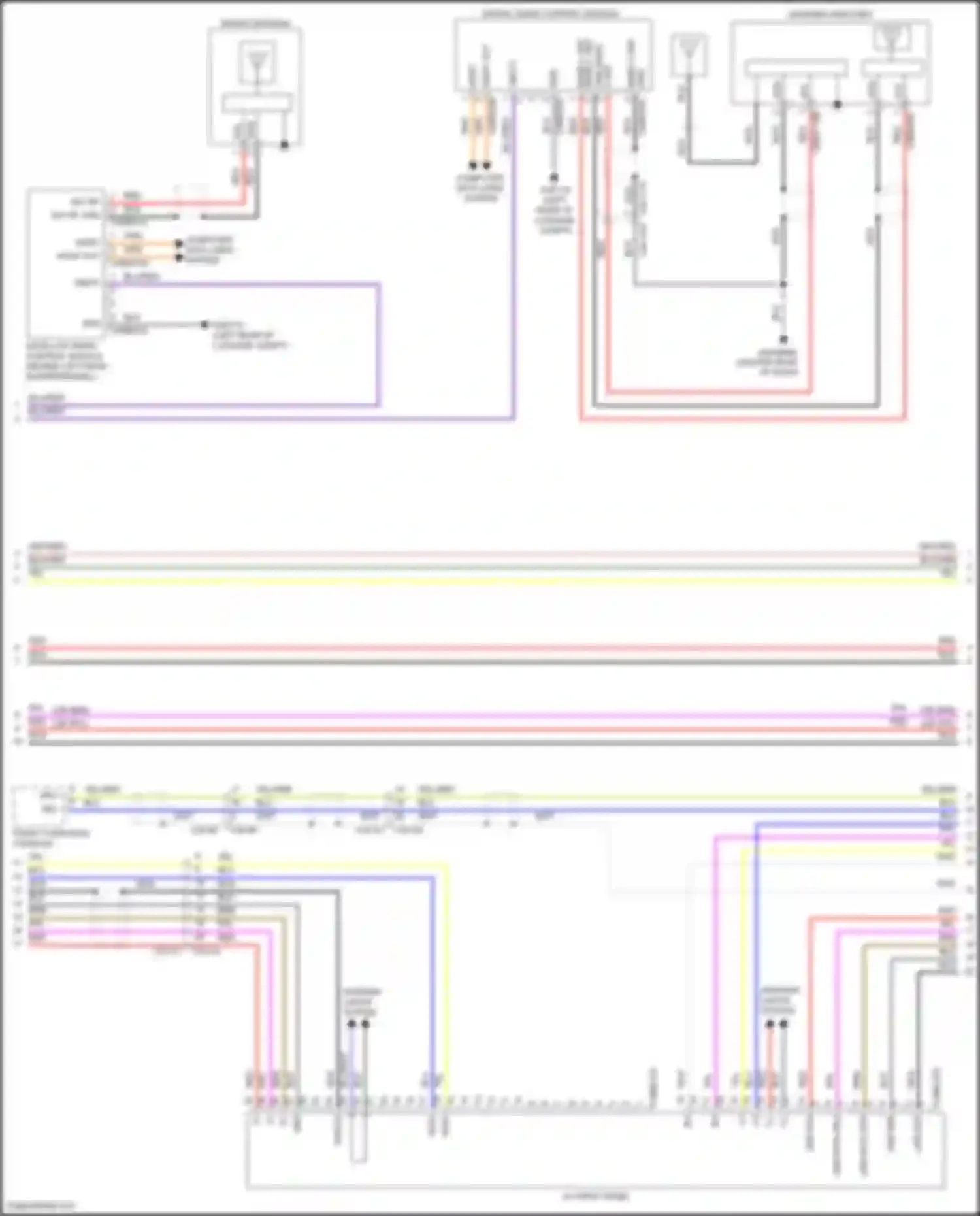 Wiring diagram digital radio control module for Land Rover Range Rover Sport L494 (2013-2017) (6 of 12)