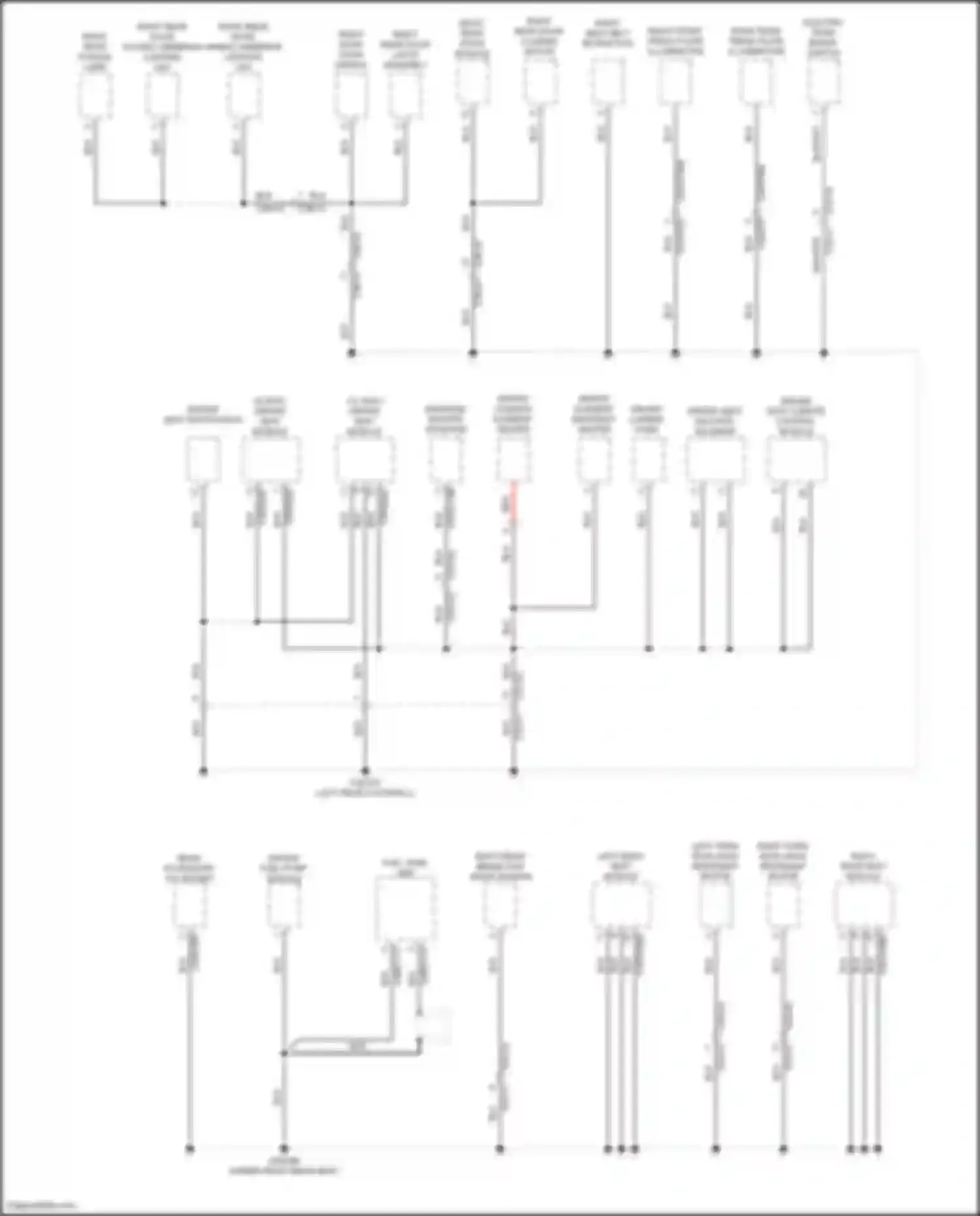 Wiring diagram driver cushion element heater for Land Rover Range Rover Sport L494 (2013-2017) (2 of 4)