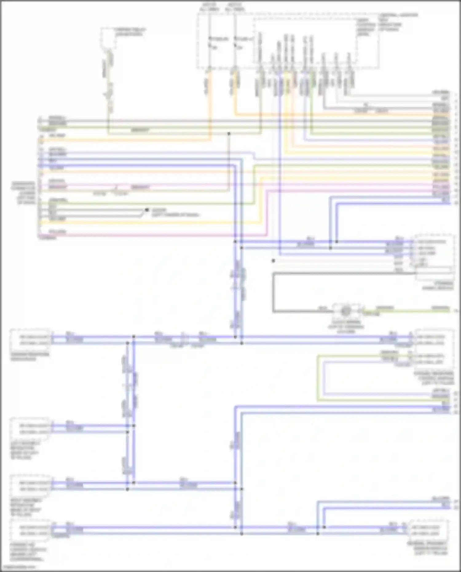 Wiring diagram dynamic response control module for Land Rover Range Rover Sport L494 (2013-2017) (1 of 4)