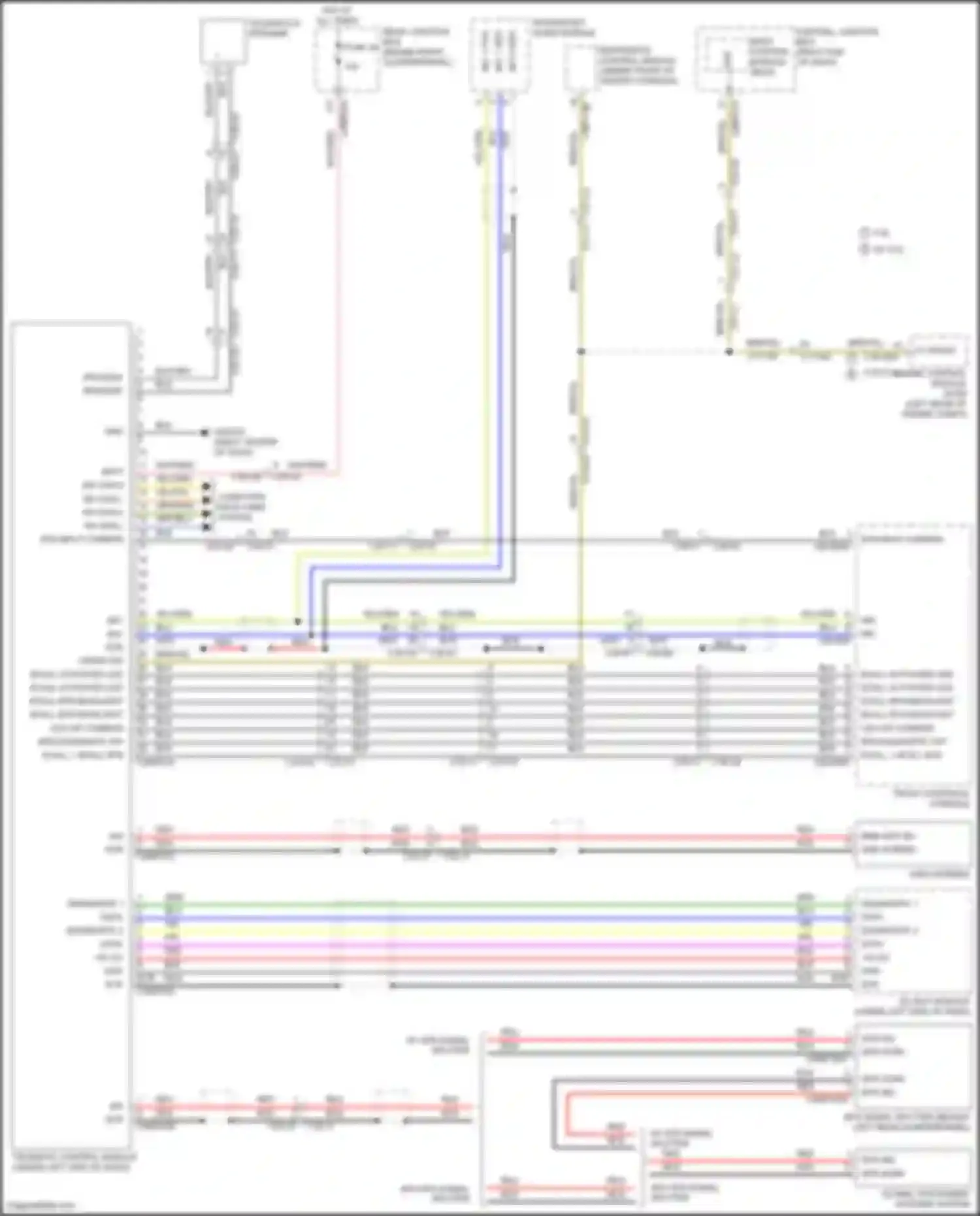 Wiring diagram ecall activated led for Land Rover Range Rover Sport L494 (2013-2017) (1 of 1)