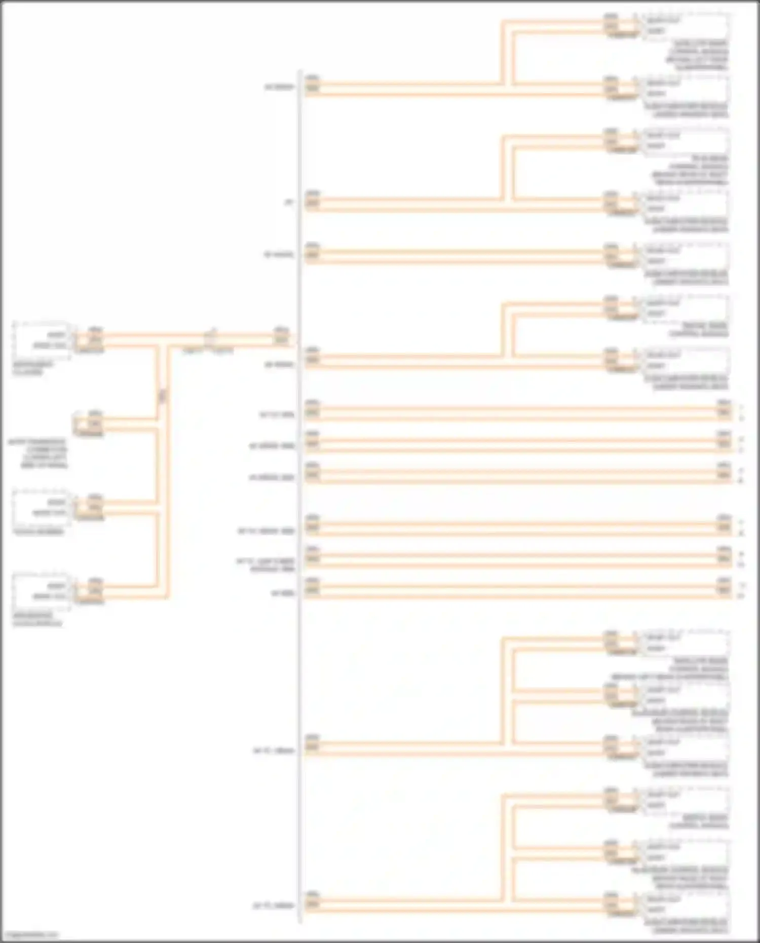 Wiring diagram integrated audio module for Land Rover Range Rover Sport L494 (2013-2017) (3 of 13)