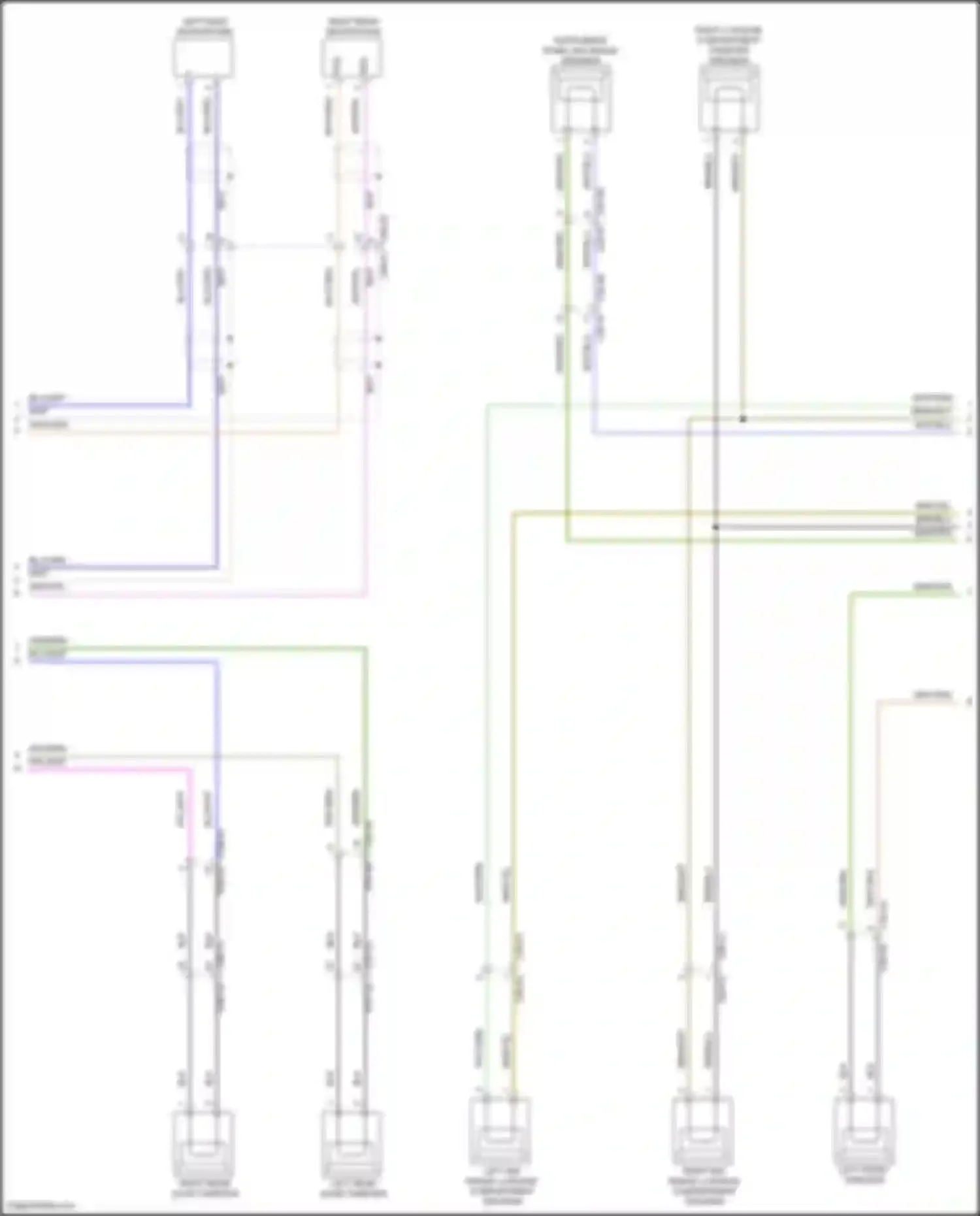 Wiring diagram left front tweeter for Land Rover Range Rover Sport L494 (2013-2017) (2 of 6)
