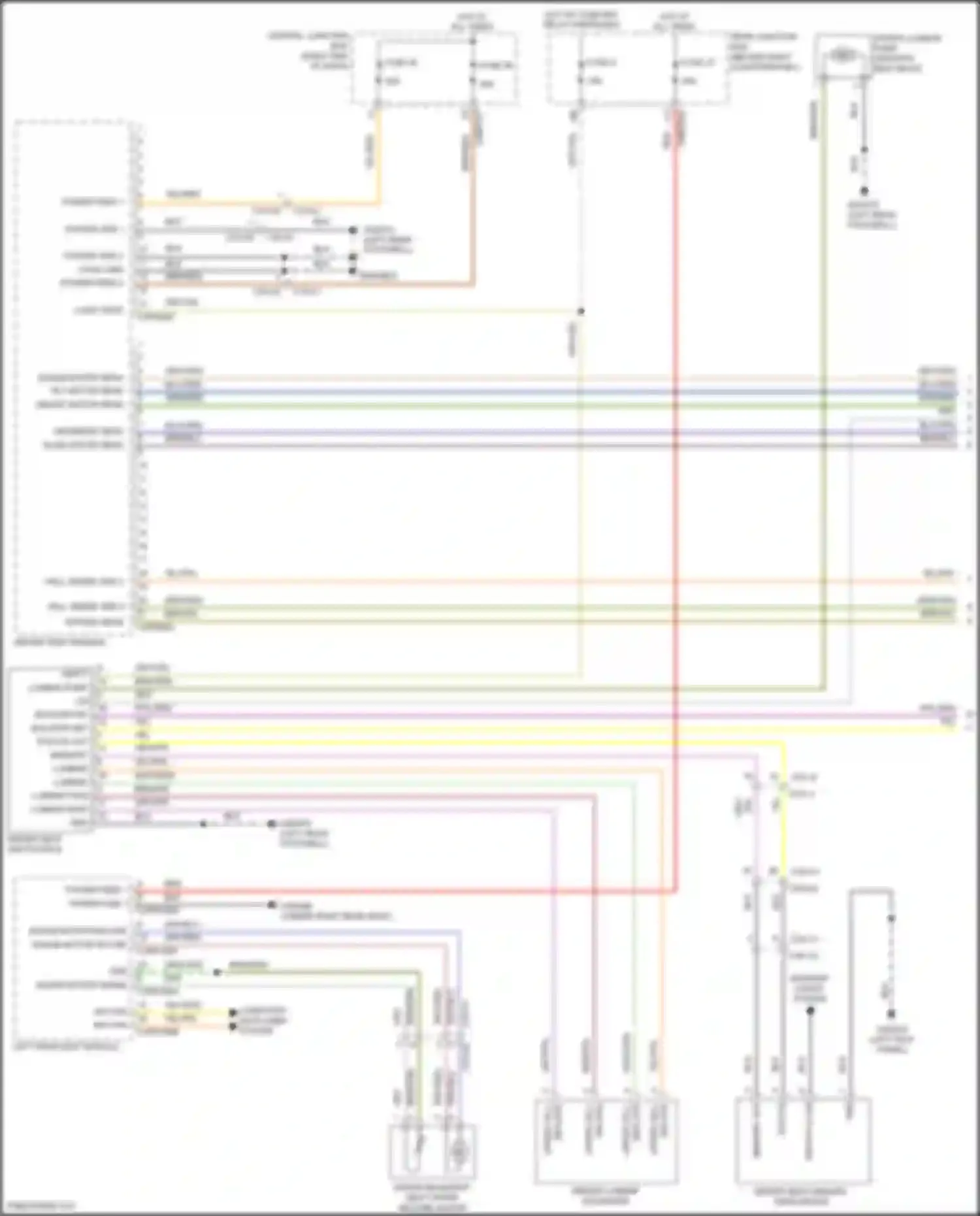 Wiring diagram logic feed for Land Rover Range Rover Sport L494 (2013-2017) (1 of 6)