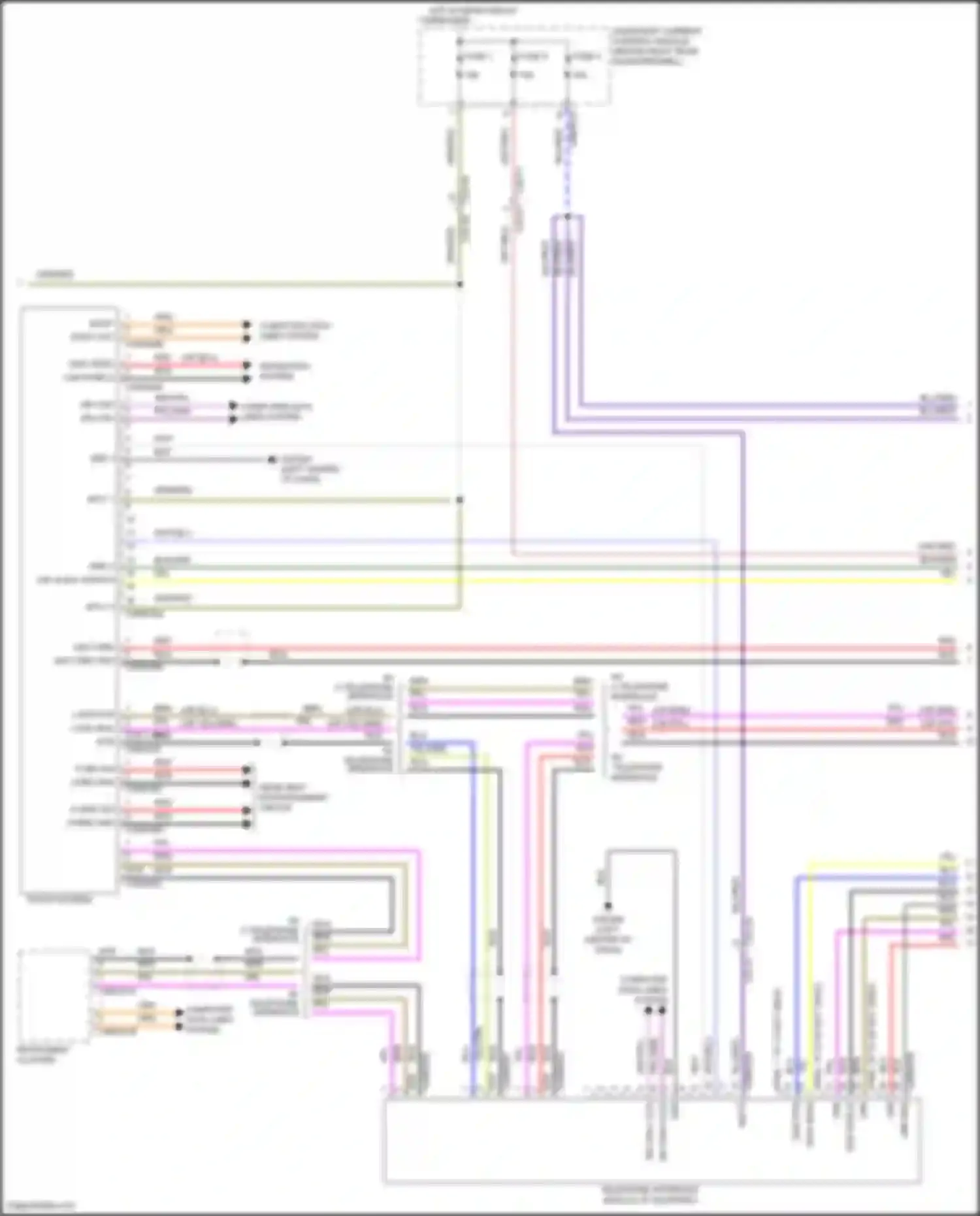 Wiring diagram navigation system for Land Rover Range Rover Sport L494 (2013-2017) (2 of 7)