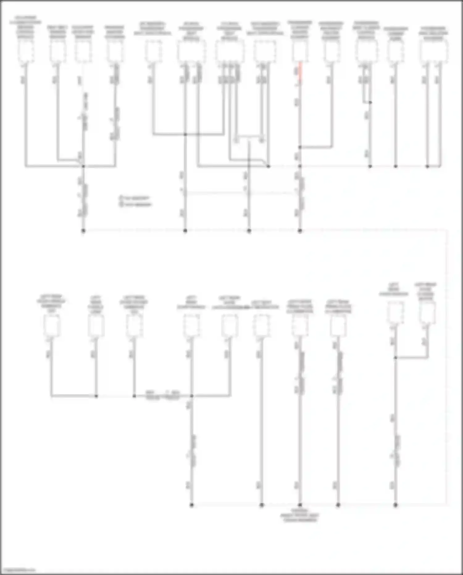 Wiring diagram occupant classification sensor control module for Land Rover Range Rover Sport L494 (2013-2017) (2 of 3)