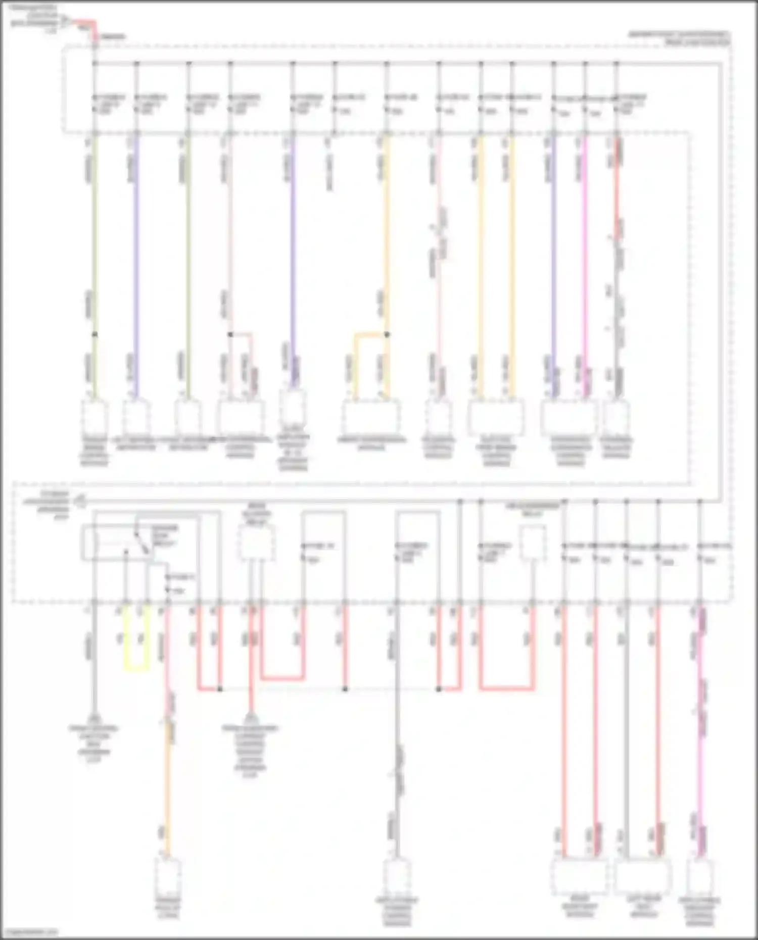 Wiring diagram powered tailgate module for Land Rover Range Rover Sport L494 (2013-2017) (3 of 4)