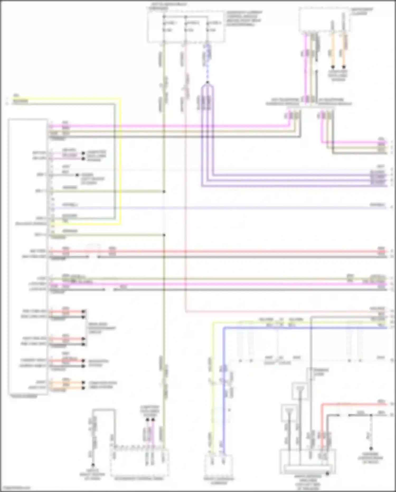 Wiring diagram quiescent current control module for Land Rover Range Rover Sport L494 (2013-2017) (10 of 20)
