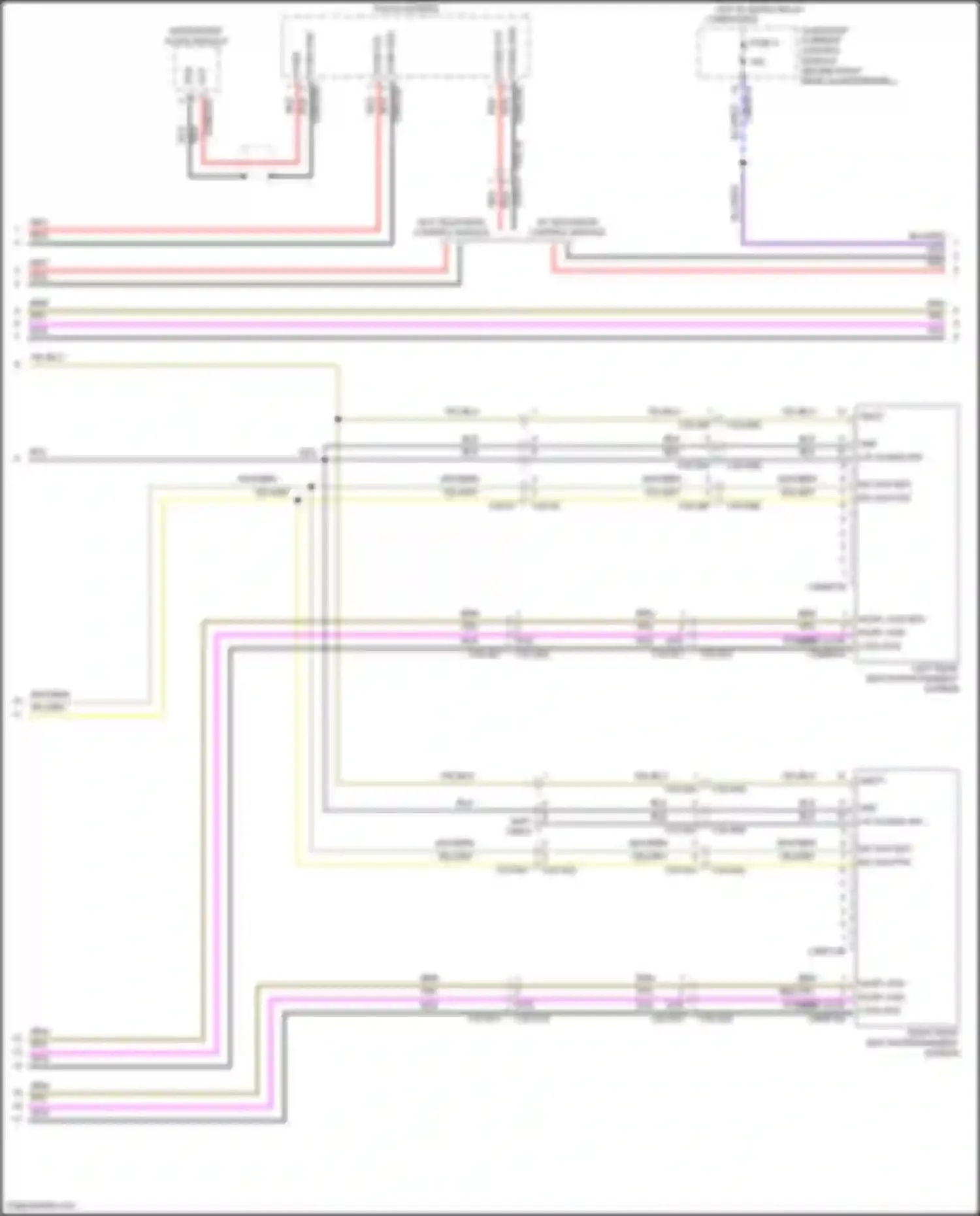 Wiring diagram quiescent current control module for Land Rover Range Rover Sport L494 (2013-2017) (19 of 20)