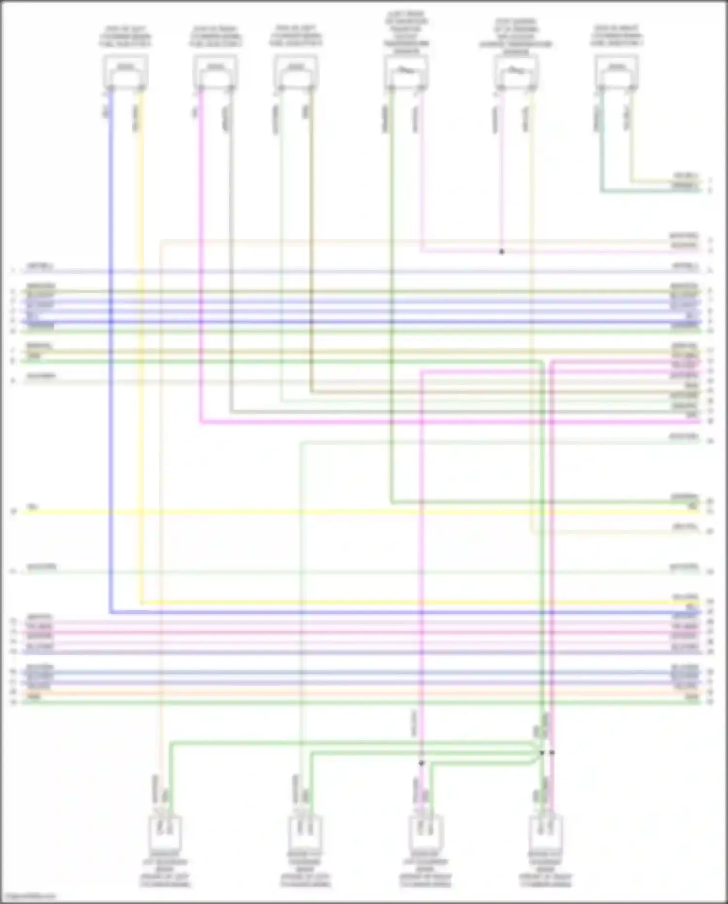 Wiring diagram radiator outlet temperature sensor for Land Rover Range Rover Sport L494 (2013-2017) (3 of 4)