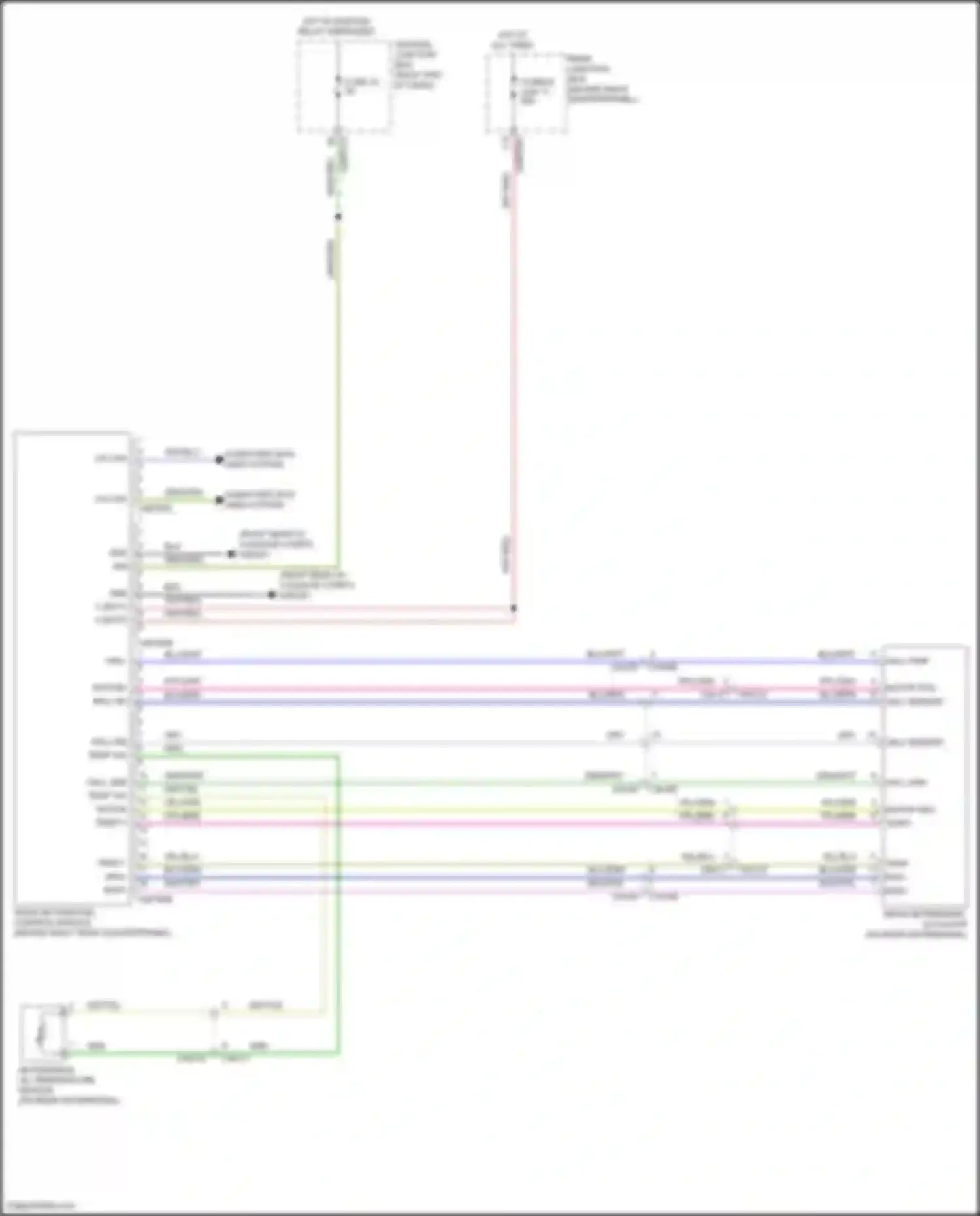 Wiring diagram rear differential control module for Land Rover Range Rover Sport L494 (2013-2017) (5 of 5)