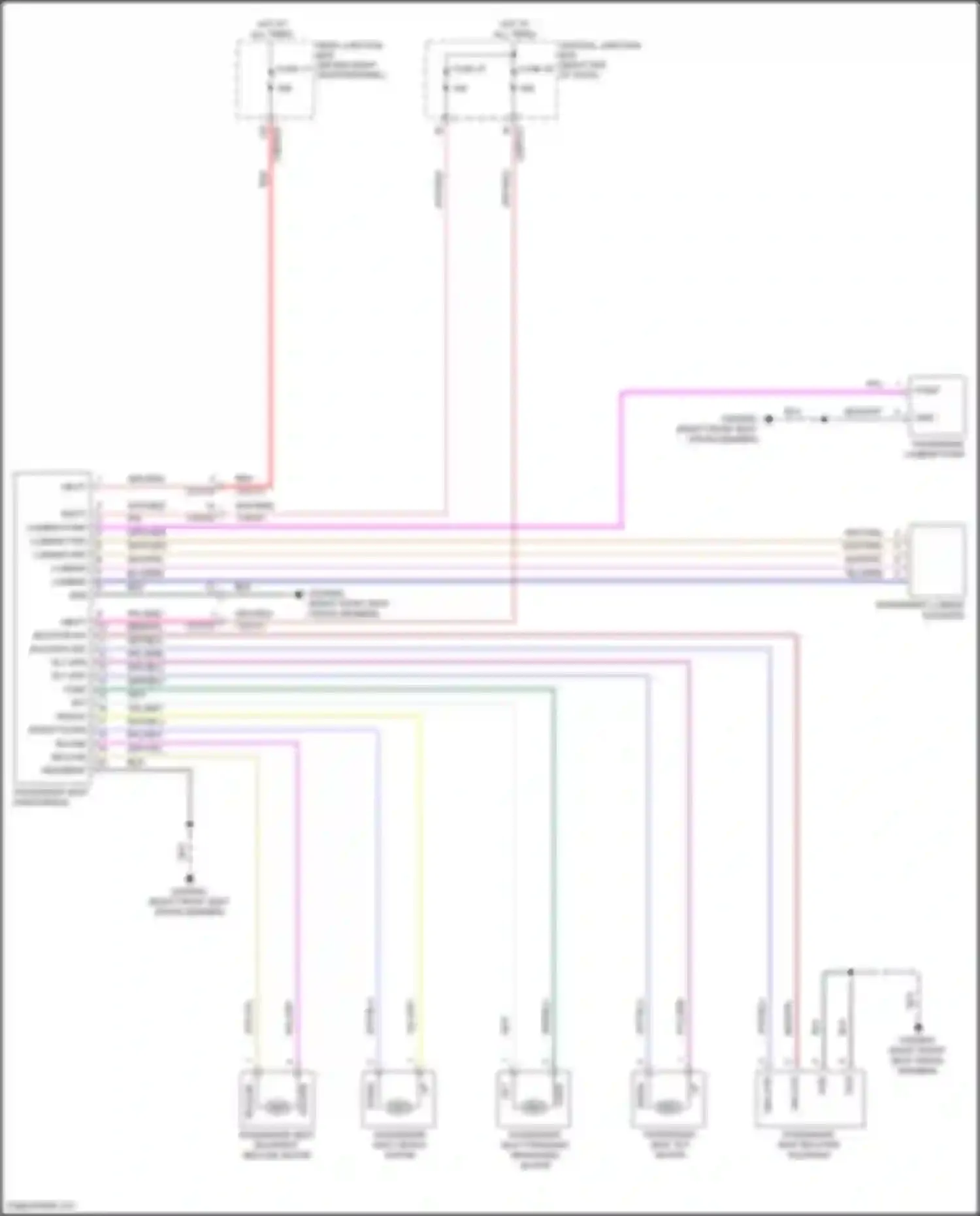 Wiring diagram right end of dash) for Land Rover Range Rover Sport L494 (2013-2017) (24 of 66)