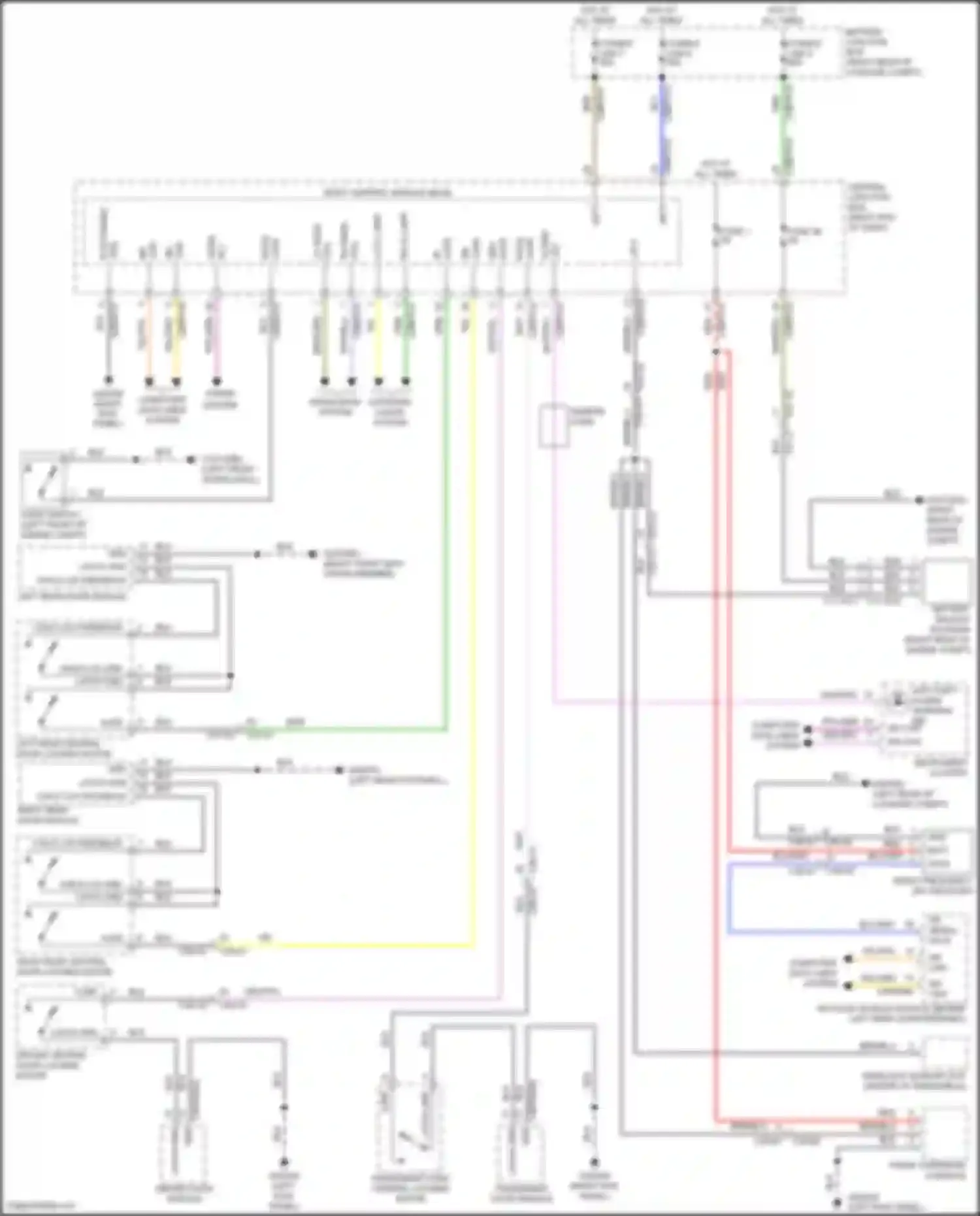 Wiring diagram rx serial data for Land Rover Range Rover Sport L494 (2013-2017) (1 of 3)