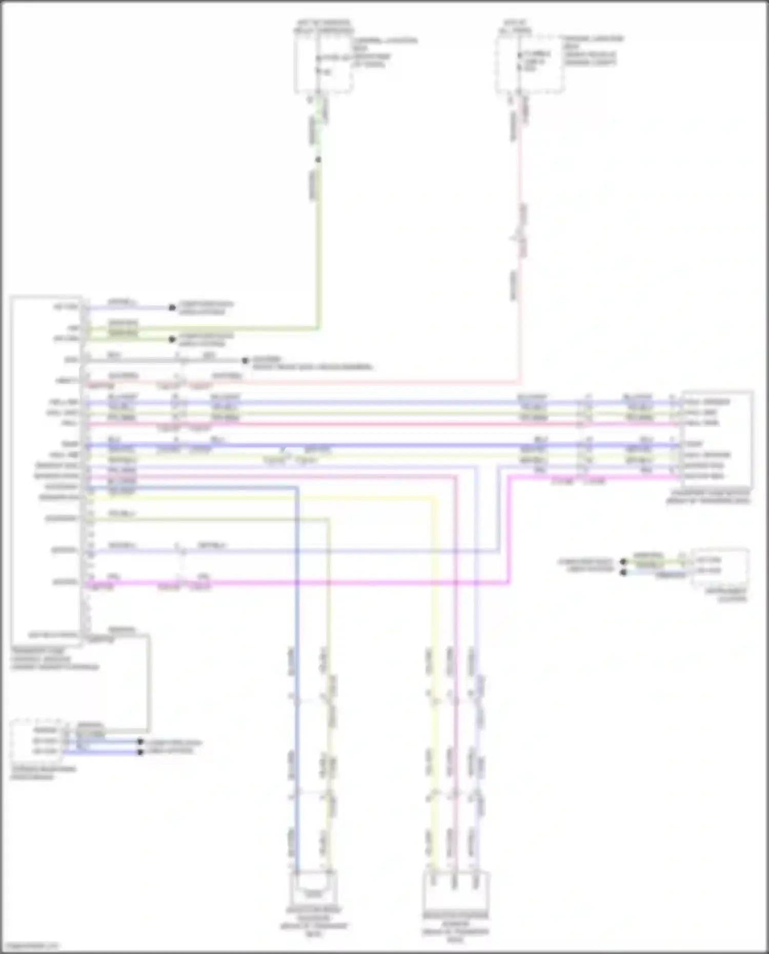 Wiring diagram selector position sensor for Land Rover Range Rover Sport L494 (2013-2017) (1 of 1)