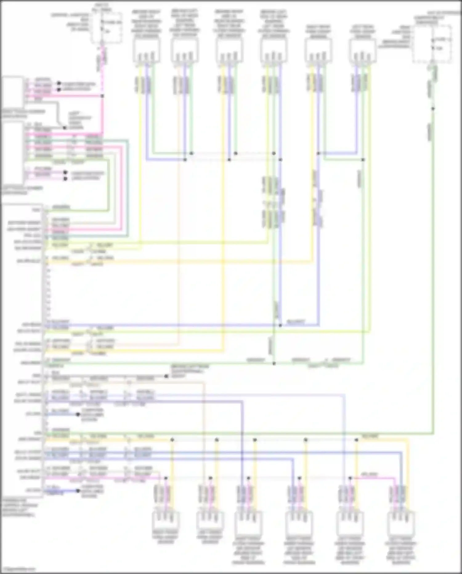 Wiring diagram sig lf outer for Land Rover Range Rover Sport L494 (2013-2017) (1 of 2)