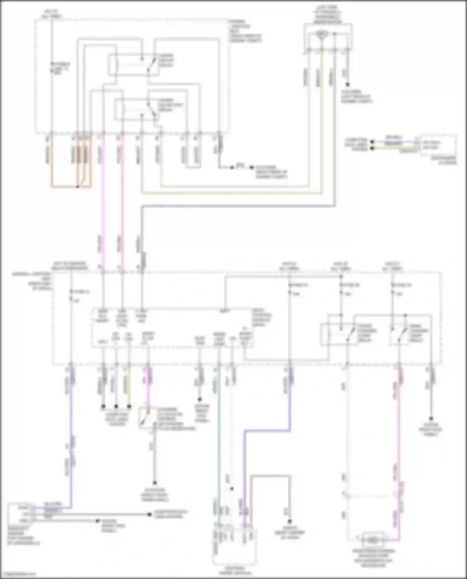 Wiring diagram washer fluid level sensor for Land Rover Range Rover Sport L494 (2013-2017) (1 of 2)