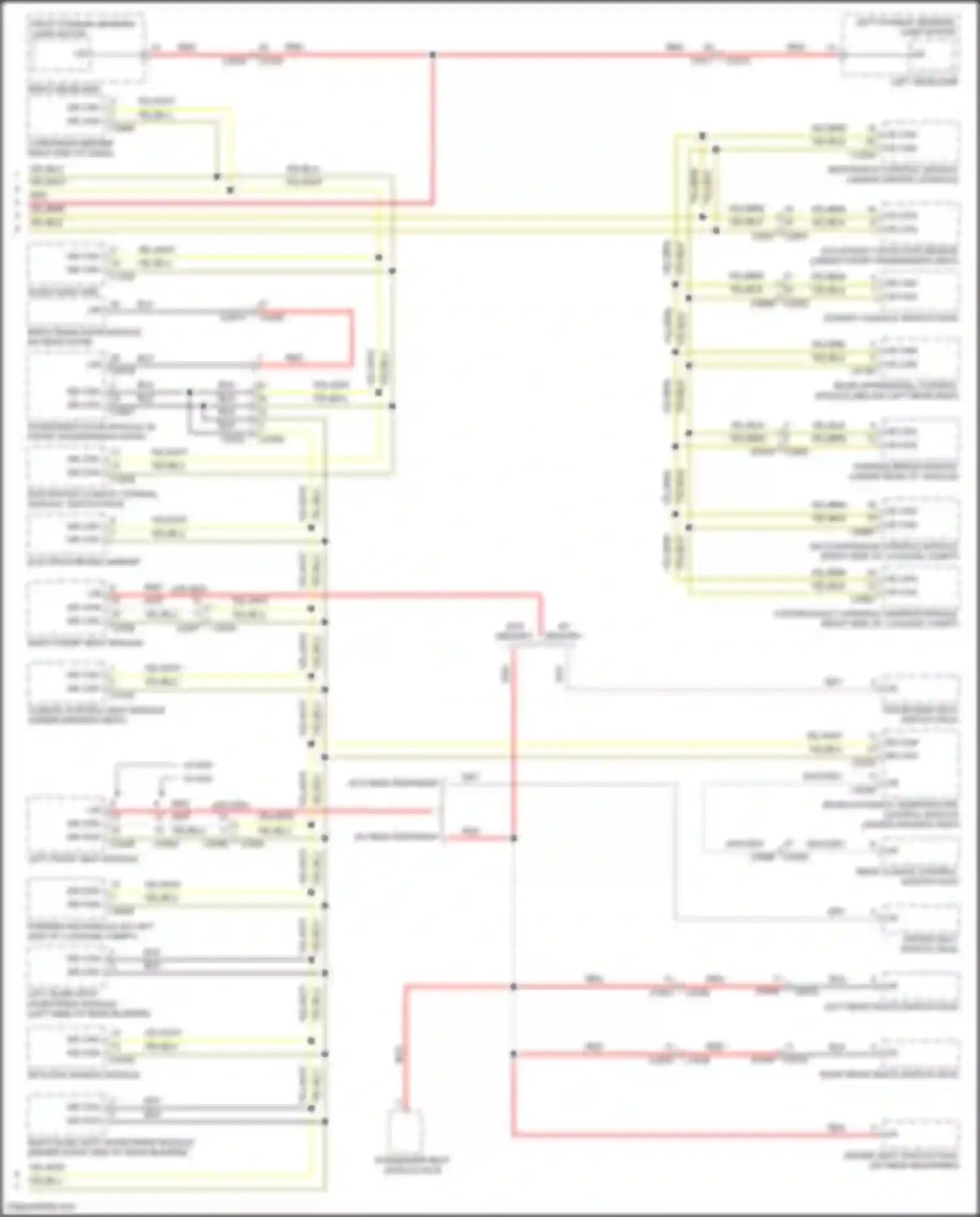 Range Rover Land Rover III facelift 2 (2009-2012): Diagnostic socket circuit (2 of 2)