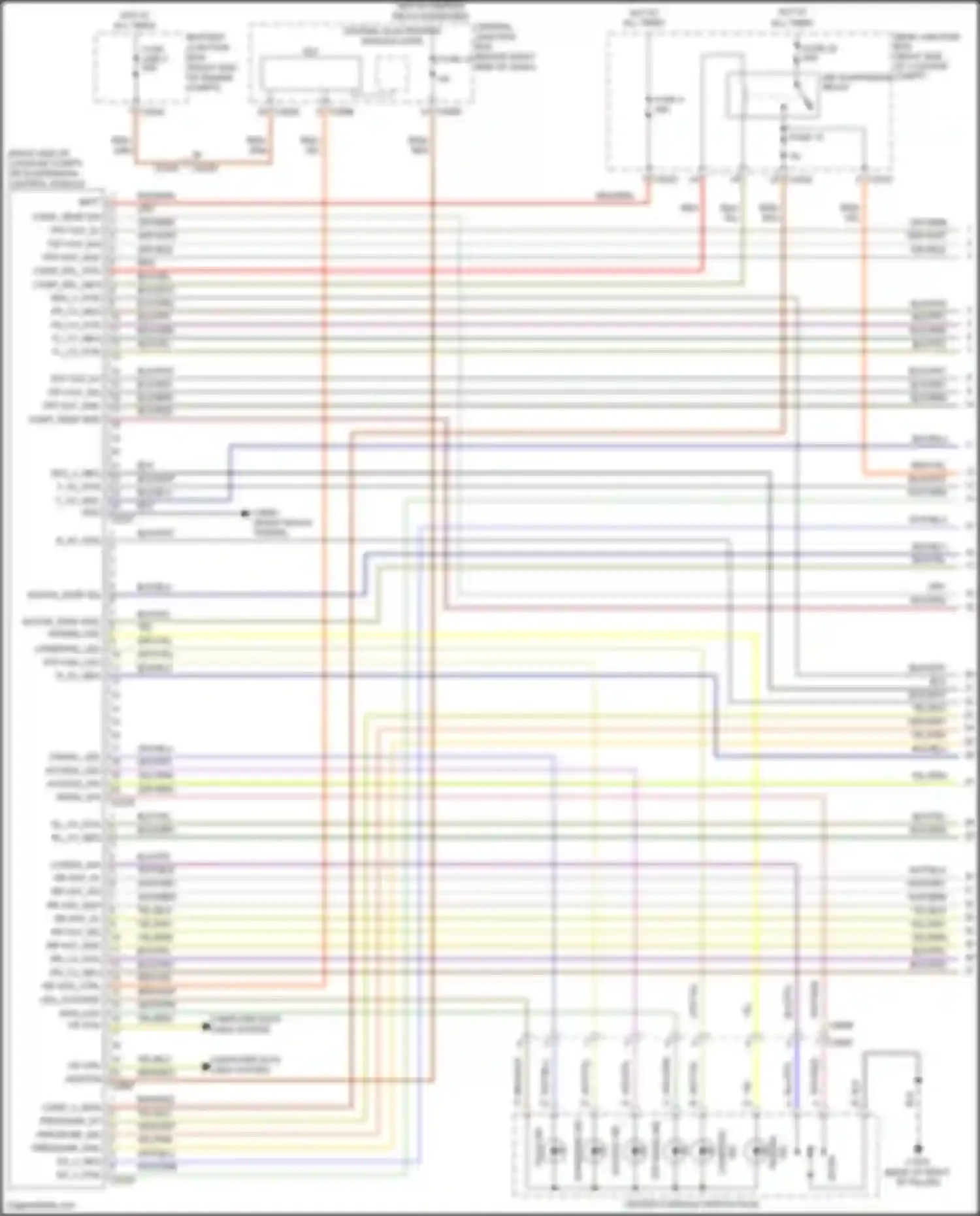 Range Rover Land Rover III facelift 2 (2009-2012): Air suspension circuit (1 of 2)