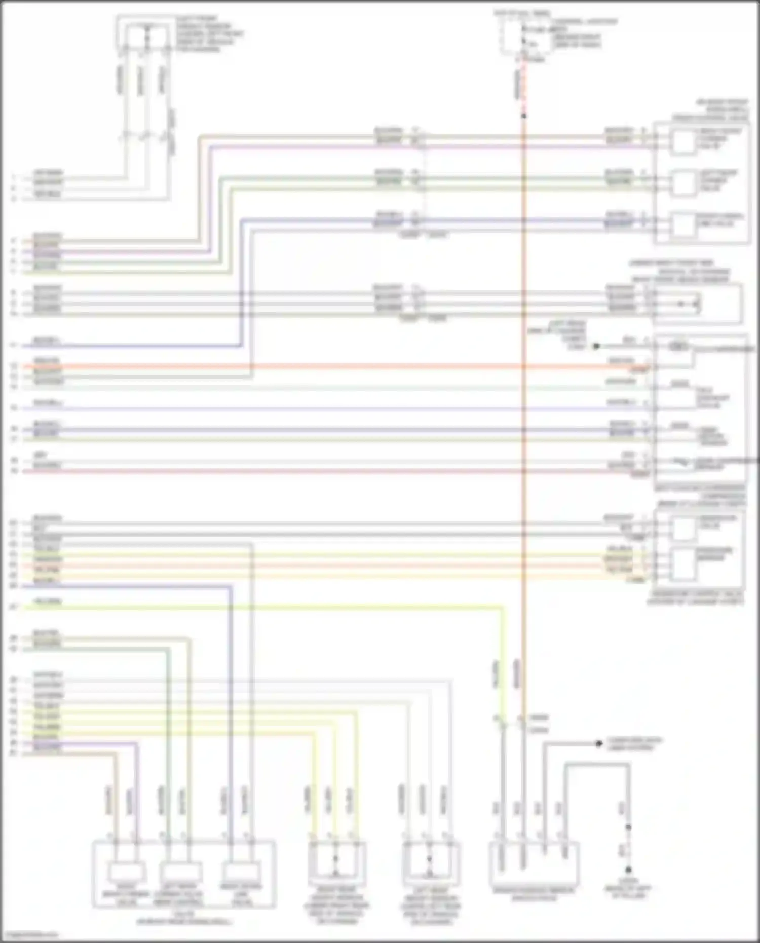 Range Rover Land Rover III facelift 2 (2009-2012): Air suspension circuit (2 of 2)
