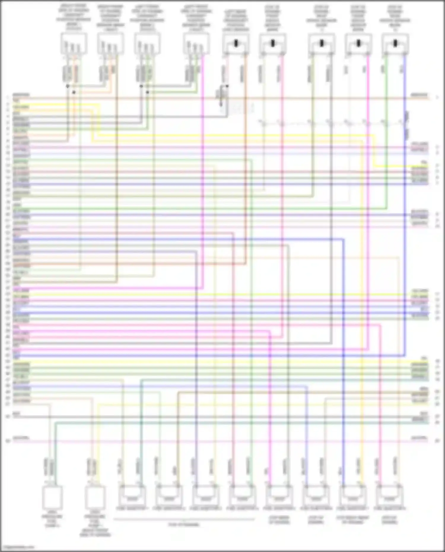 Range Rover Land Rover III facelift 2 (2009-2012): Wiring diagram engine performance 5.0l sc (2 of 5)