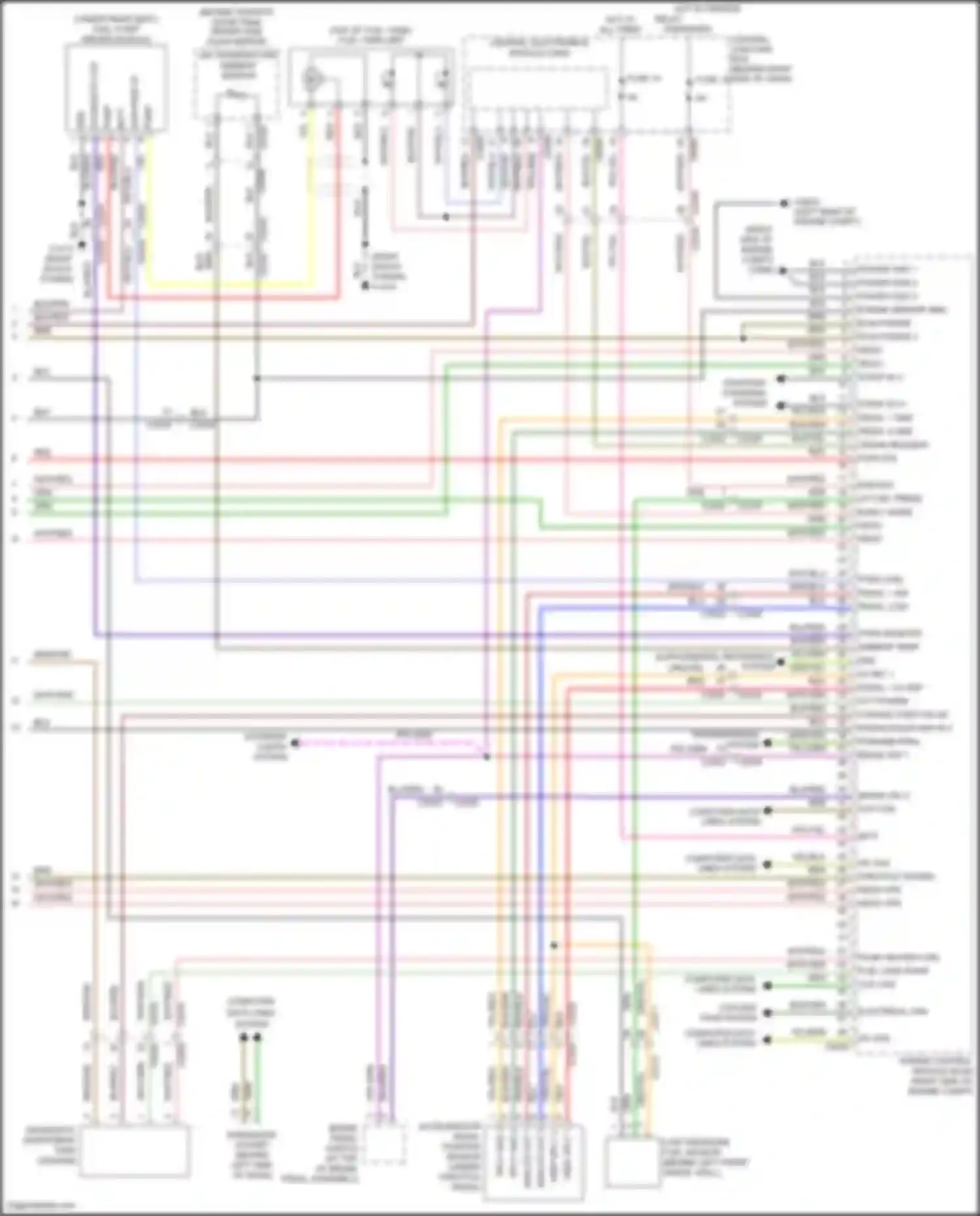 Range Rover Land Rover III facelift 2 (2009-2012): Wiring diagram engine performance 5.0l sc (5 of 5)