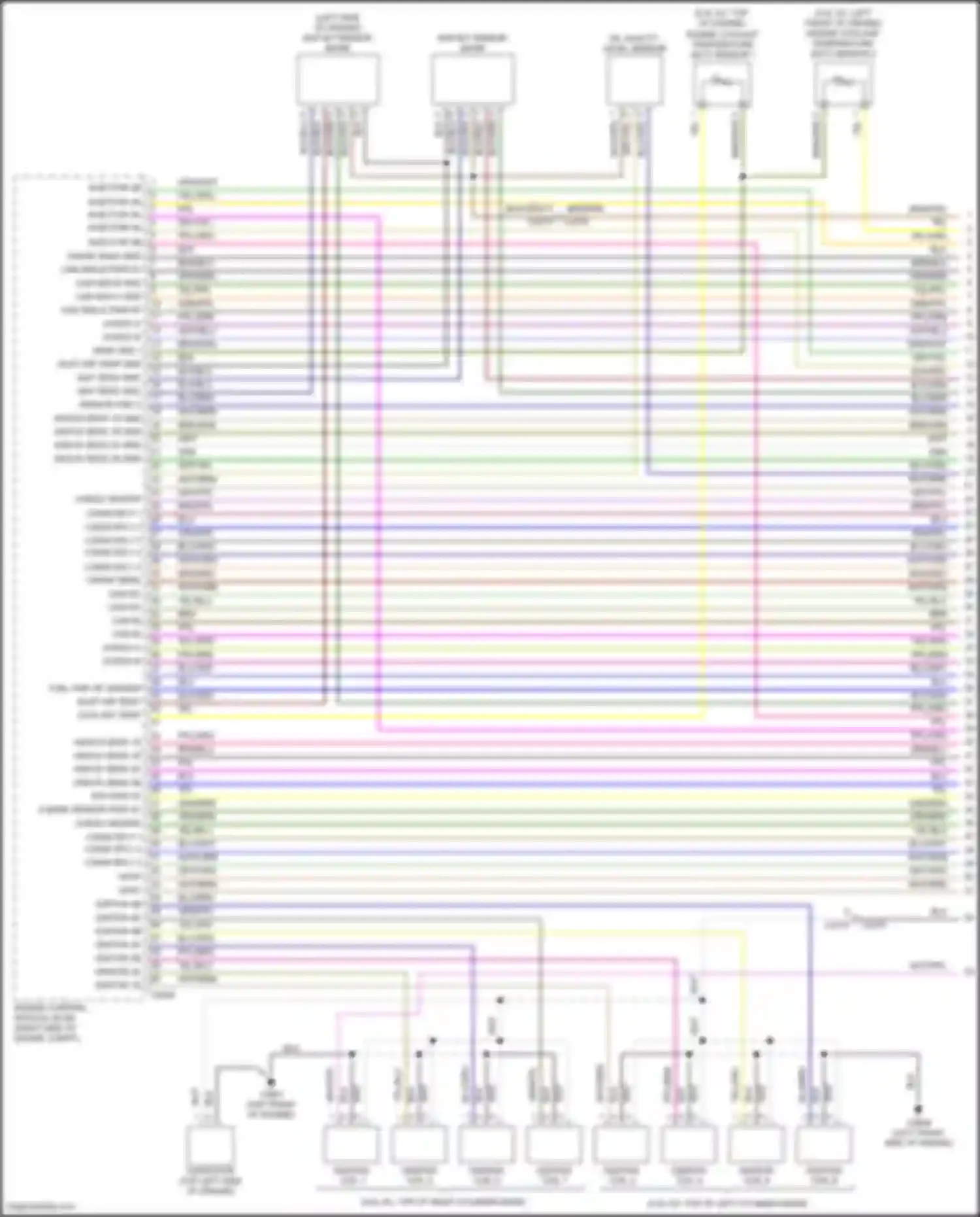 Range Rover Land Rover III facelift 2 (2009-2012): Wiring diagram engine performance 5.0l (1 of 5)
