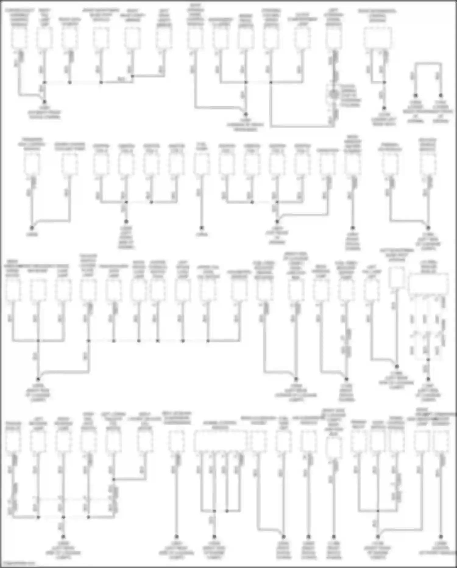 Range Rover Land Rover III facelift 2 (2009-2012): Ground distribution circuit (3 of 4)