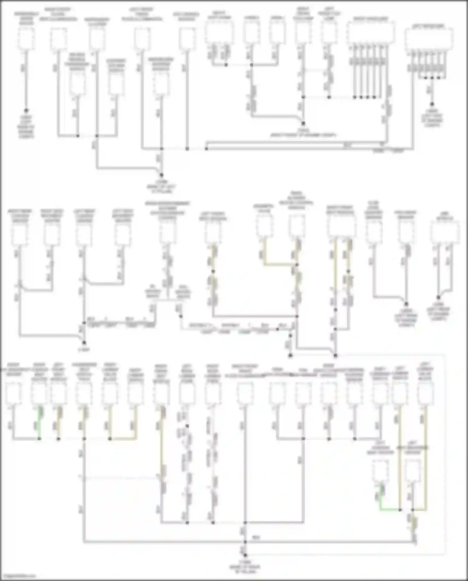 Range Rover Land Rover III facelift 2 (2009-2012): Ground distribution circuit (4 of 4)