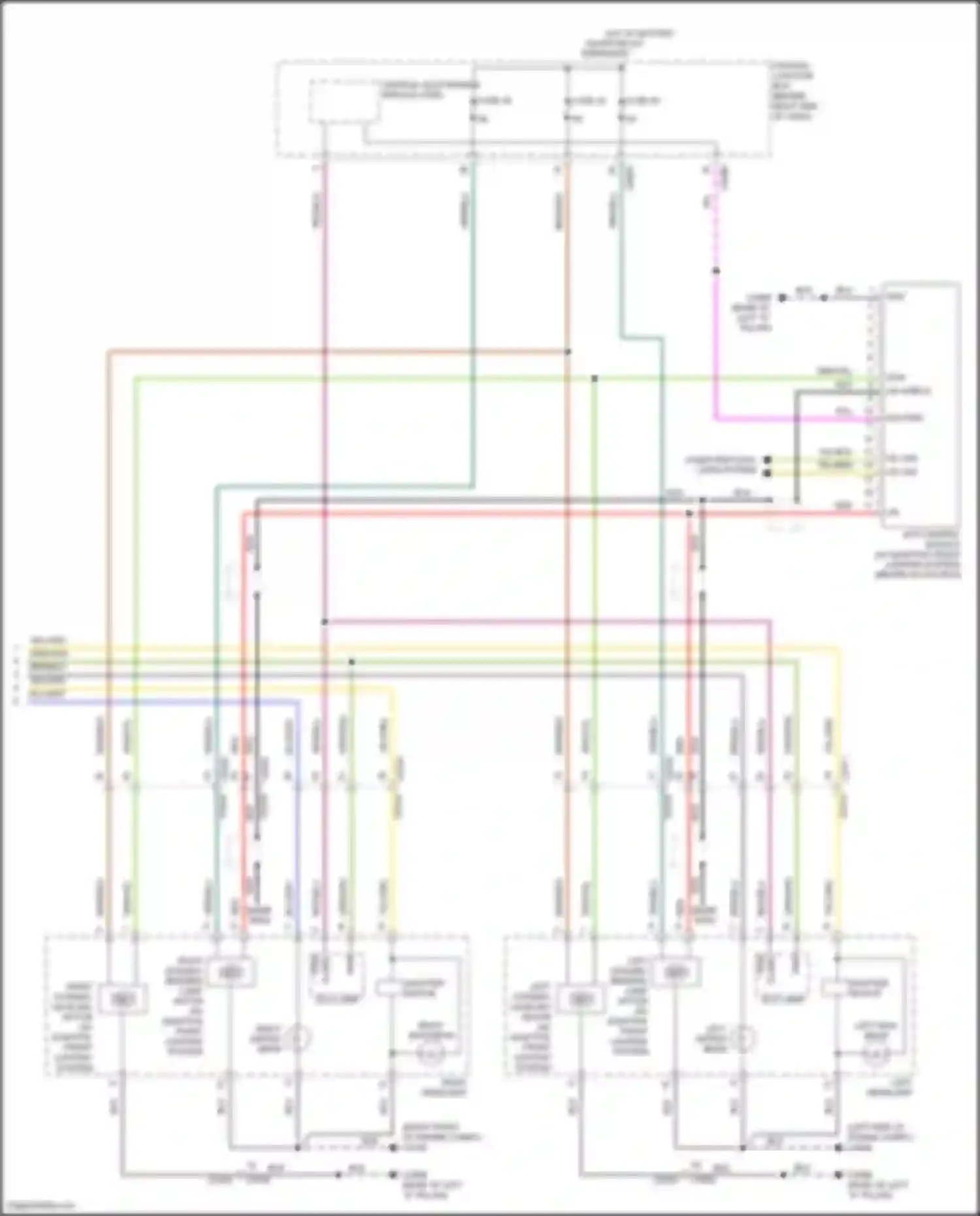 Range Rover Land Rover III facelift 2 (2009-2012): Headlights circuit (2 of 2)