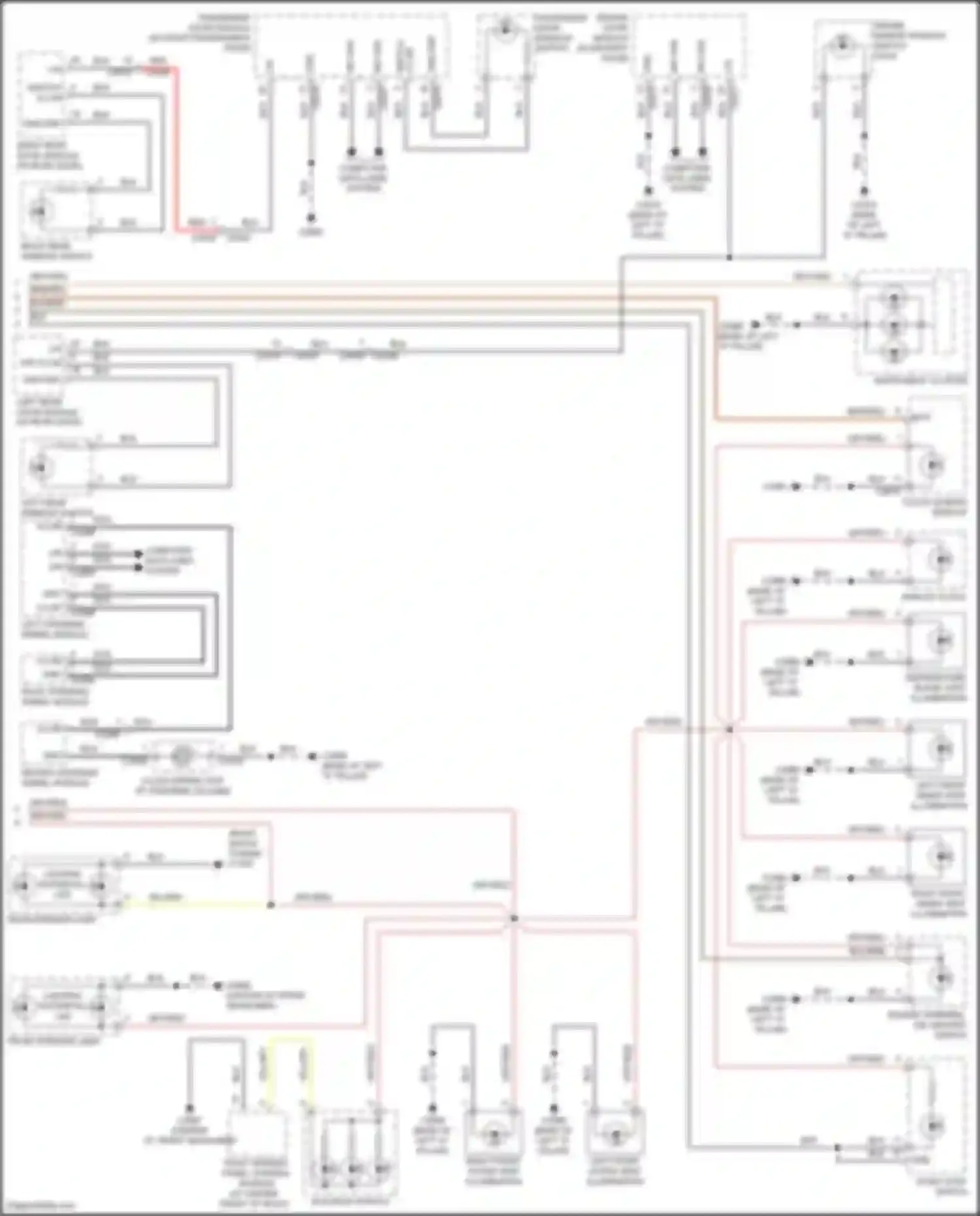 Range Rover Land Rover III facelift 2 (2009-2012): Instrument illumination circuit (2 of 2)