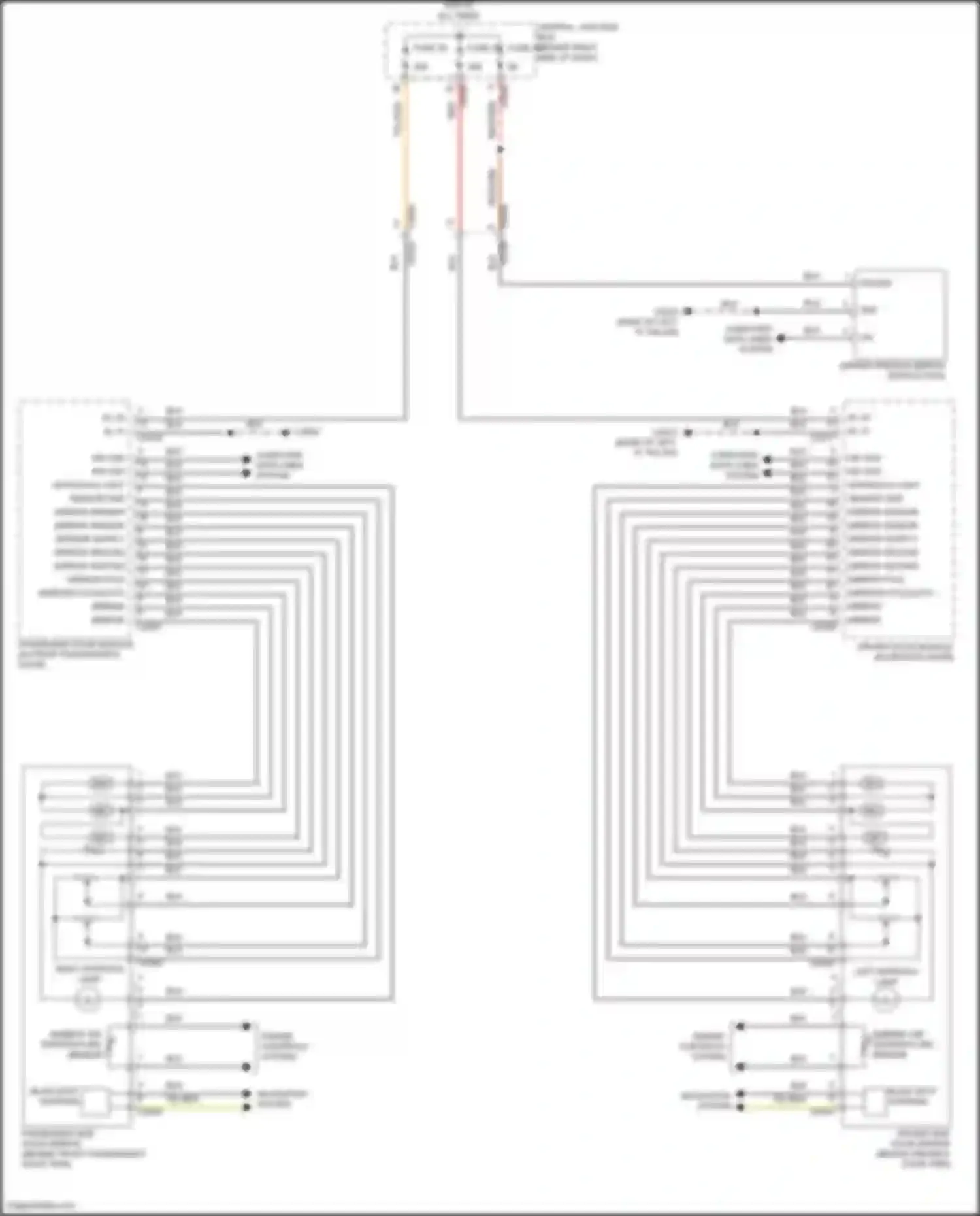 Range Rover Land Rover III facelift 2 (2009-2012): Memory mirrors circuit