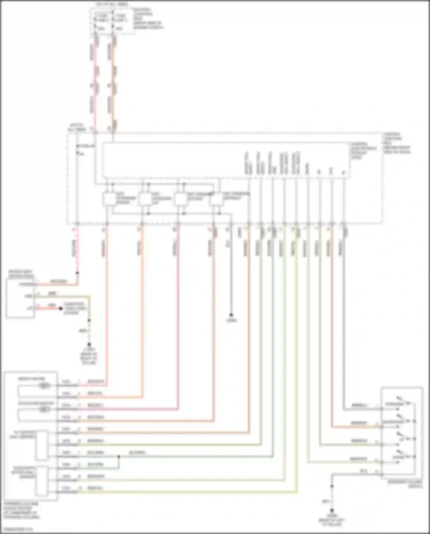 Range Rover Land Rover III facelift 2 (2009-2012): Steering column memory circuit