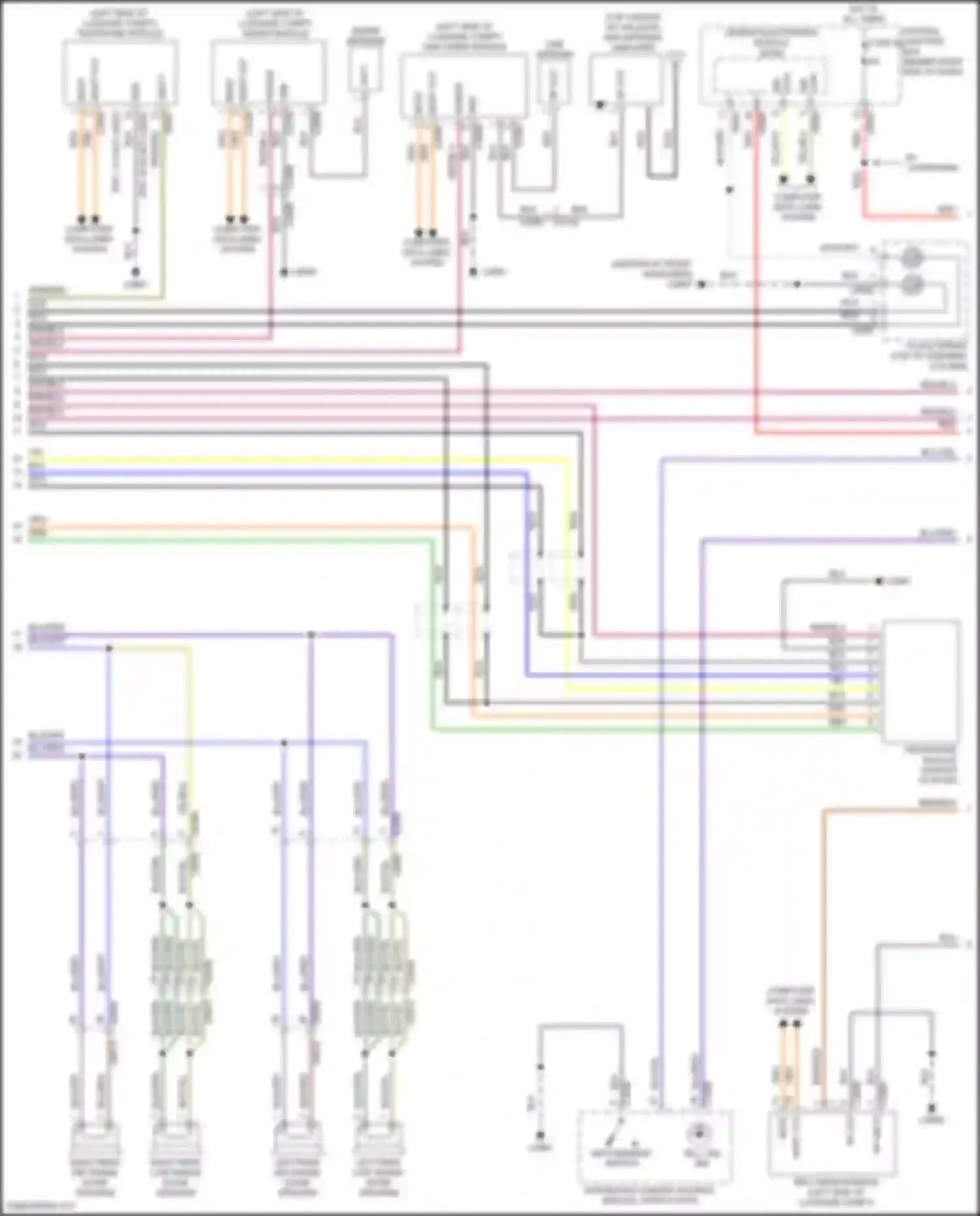 Range Rover Land Rover III facelift 2 (2009-2012): Navigation circuit, low line (2 of 3)