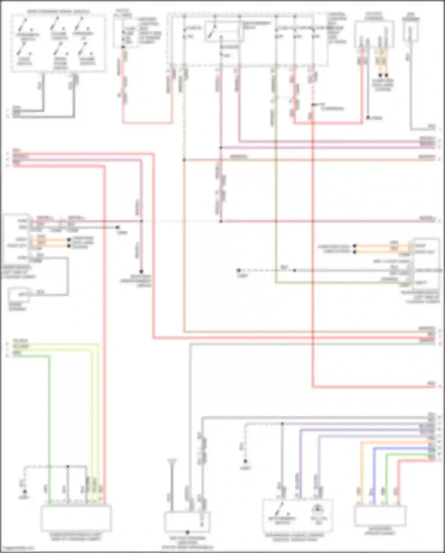 Range Rover Land Rover III facelift 2 (2009-2012): Navigation circuit, midline (2 of 3)