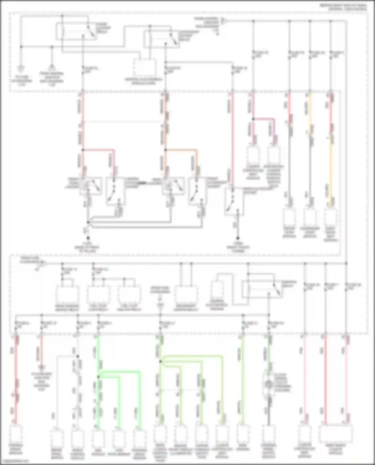 Range Rover Land Rover III facelift 2 (2009-2012): Power distribution circuit (3 of 6)