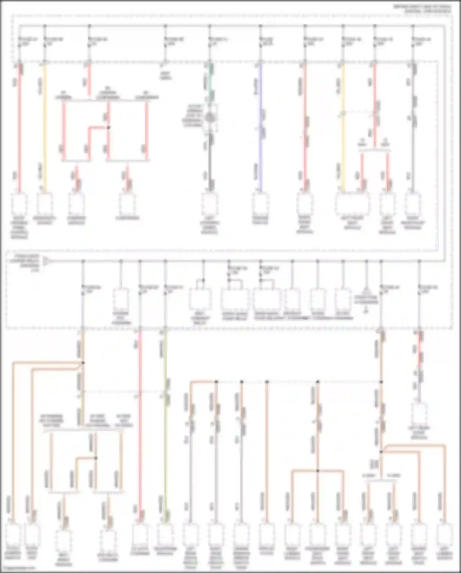 Range Rover Land Rover III facelift 2 (2009-2012): Power distribution circuit (4 of 6)