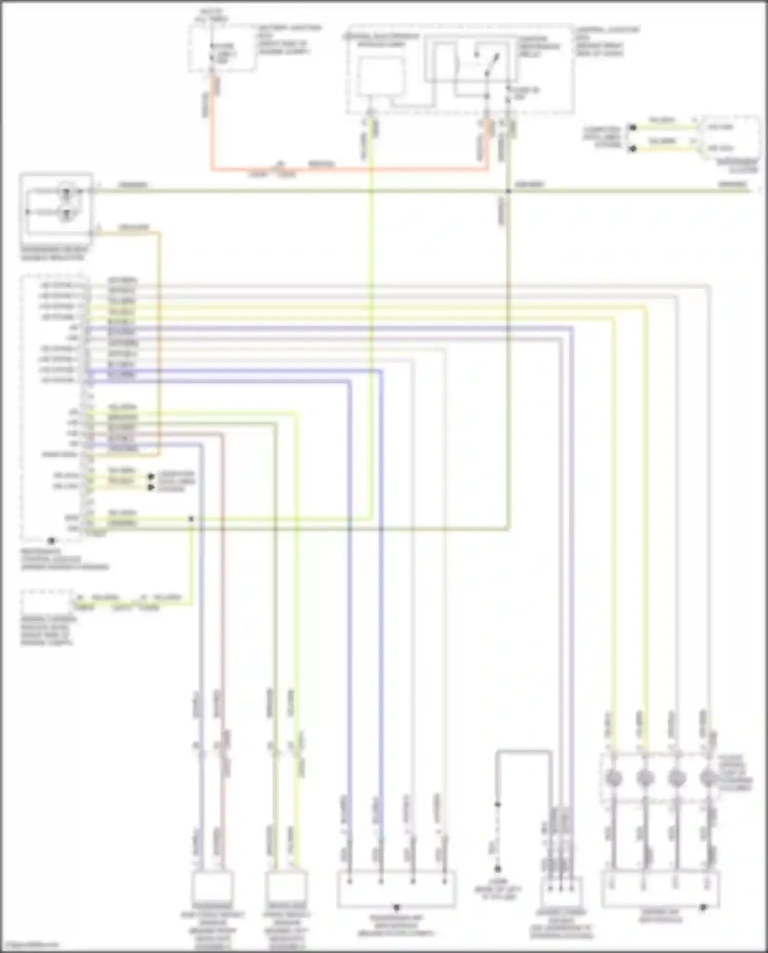 Range Rover Land Rover III facelift 2 (2009-2012): Supplemental restraints circuit (1 of 2)