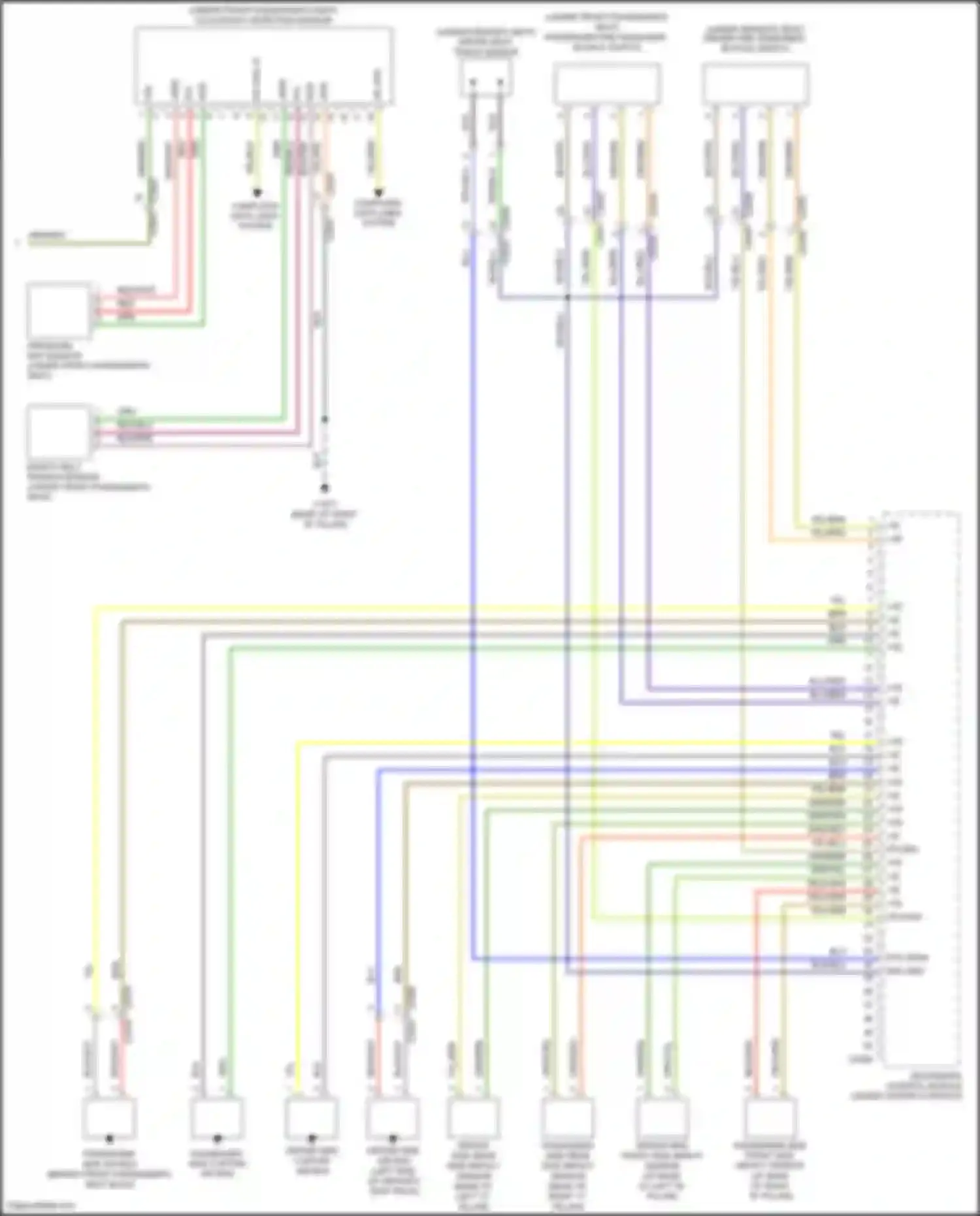 Range Rover Land Rover III facelift 2 (2009-2012): Supplemental restraints circuit (2 of 2)