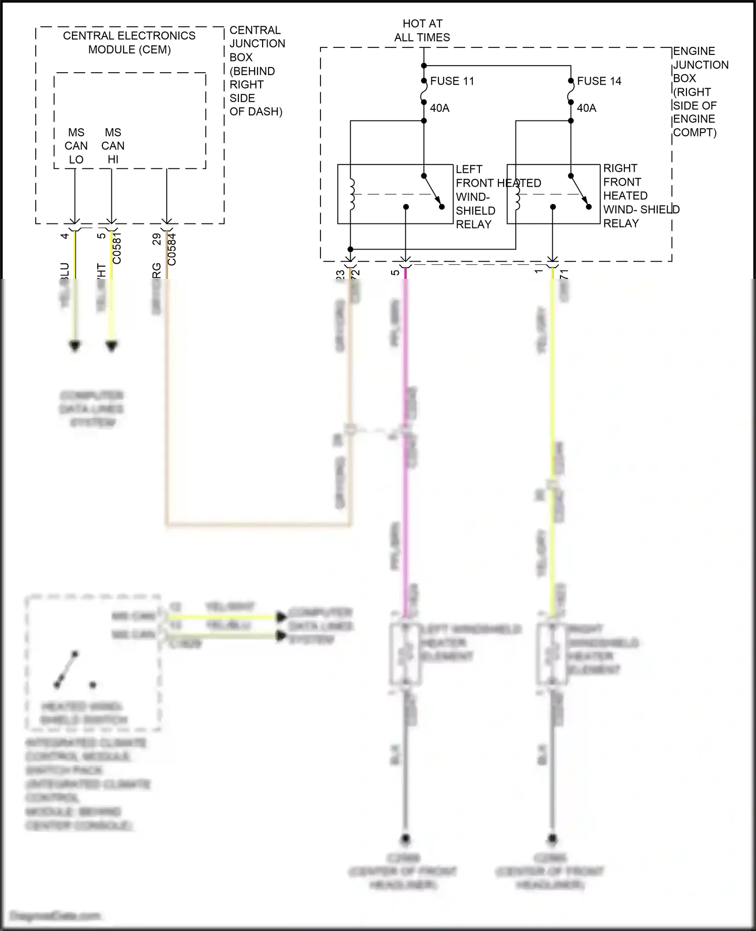 Land Rover Range Rover III facelift 2 (2009-2012) computer data lines system wiring diagram  (74 of 81)